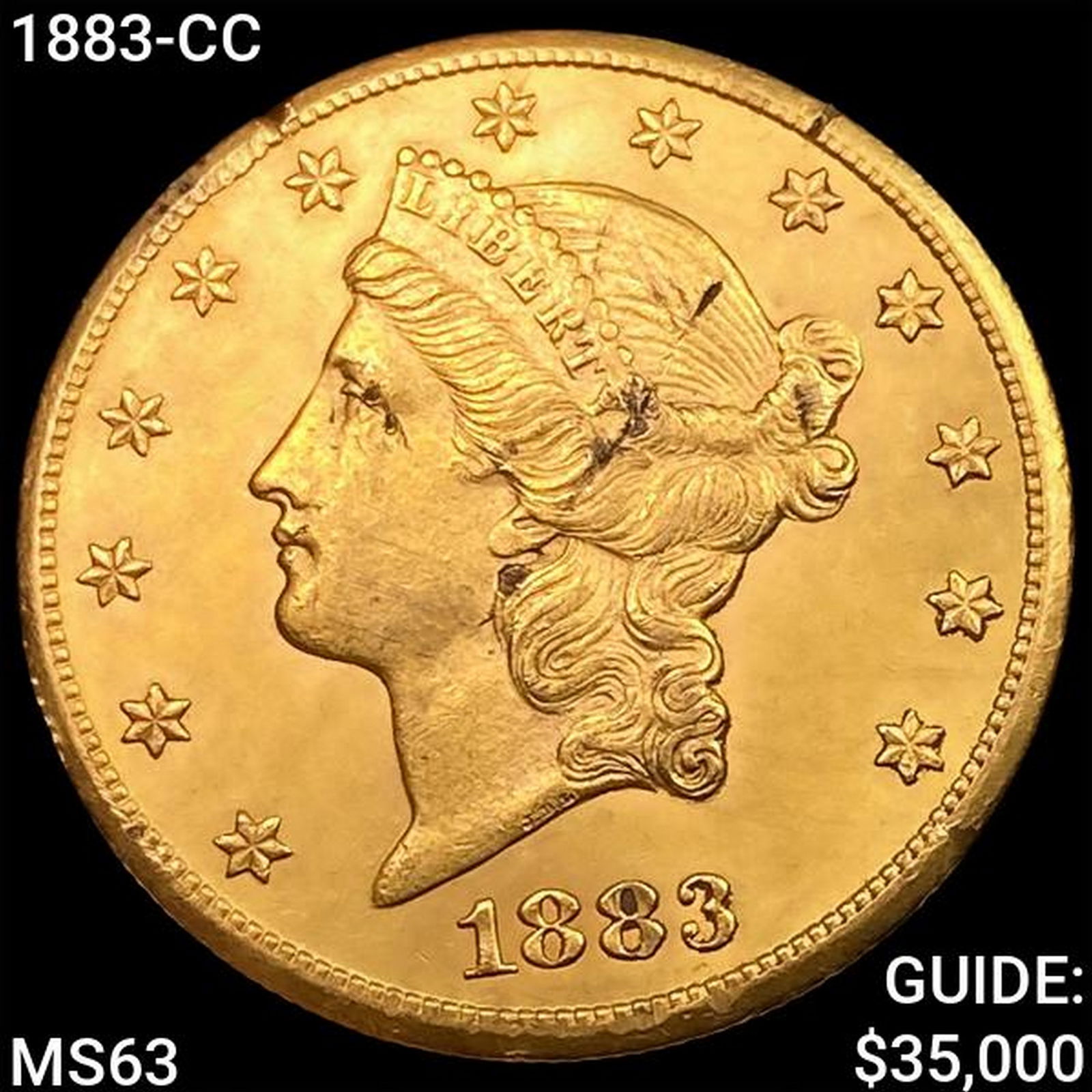 1883-CC $20 Gold Double Eagle CHOICE BU (1 of 2)