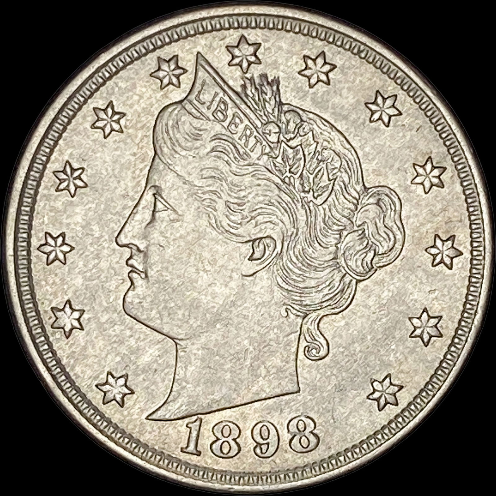 1898 Liberty Head Nickel CLOSELY UNCIRCULATED (1 of 2)