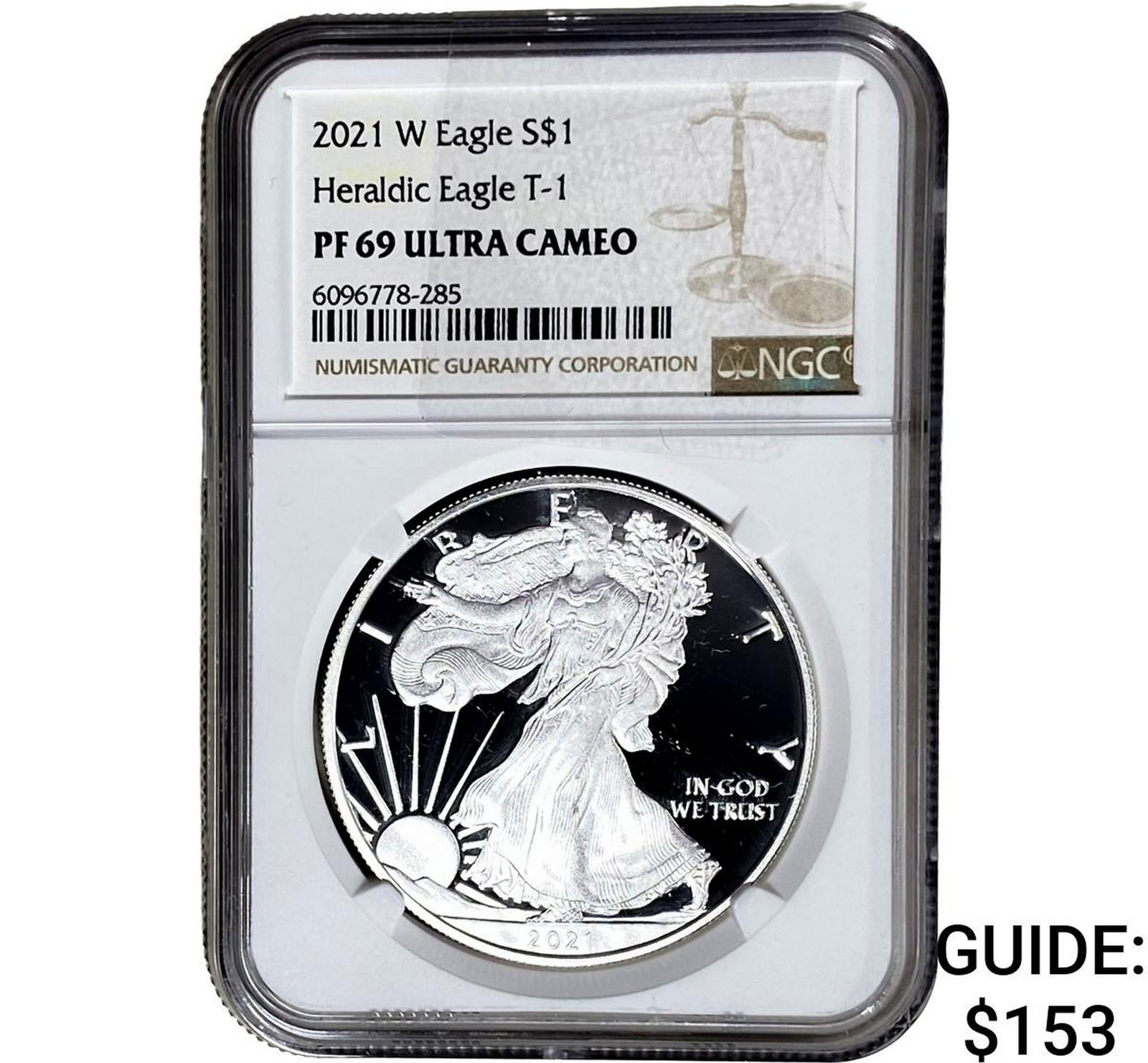 2021-W Silver Eagle NGC PF69 UC Heraldic Eagle T-1 (1 of 2)