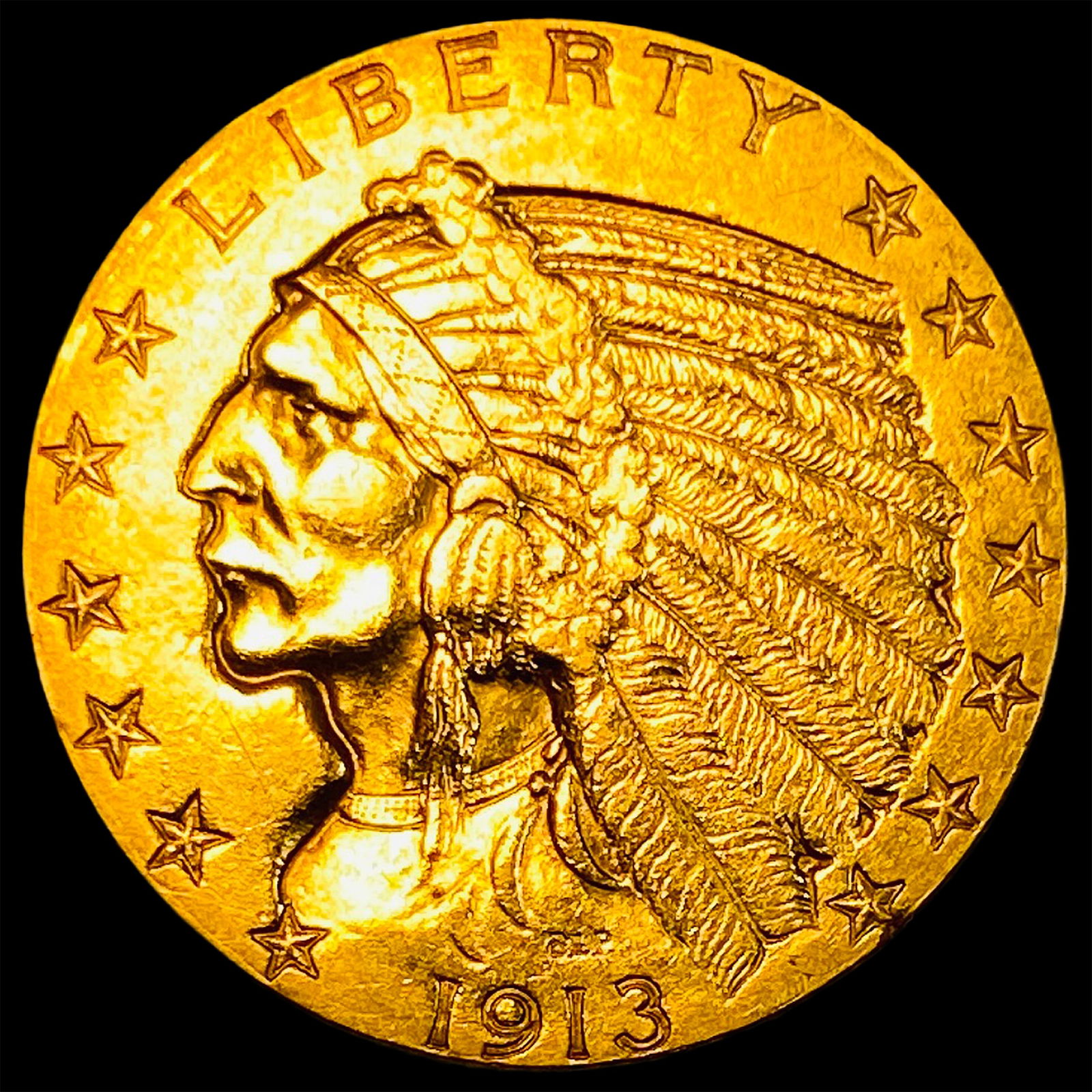 1913-S Gold $5 Half Eagle HIGH GRADE (1 of 2)