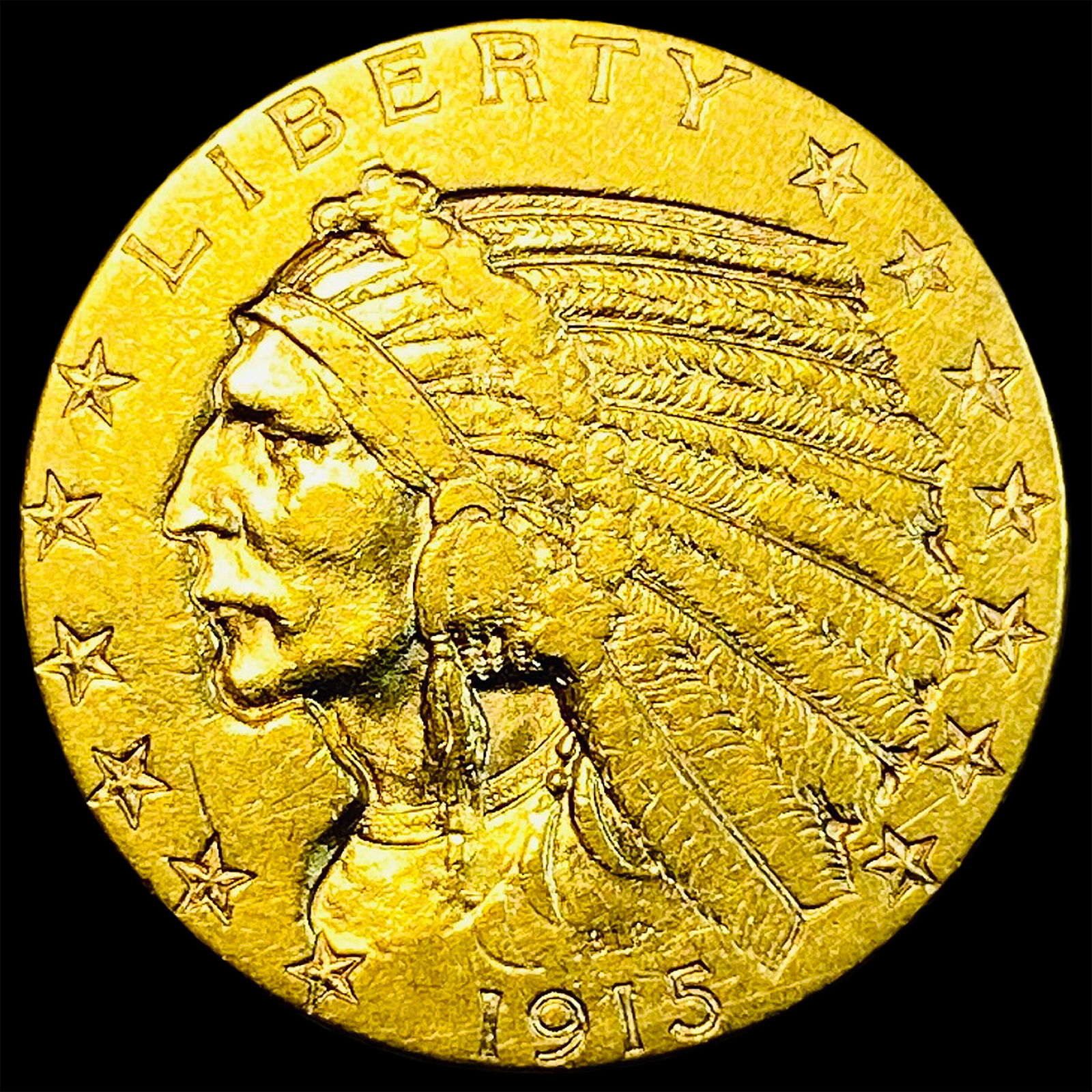 1915 Gold $5 Half Eagle HIGH GRADE (1 of 2)