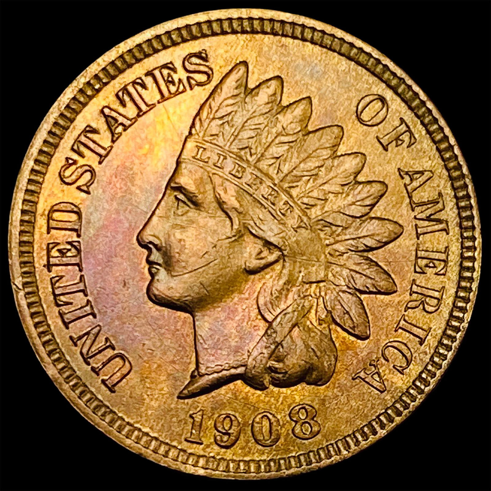 1908 Indian Head Cent UNCIRCULATED (1 of 2)