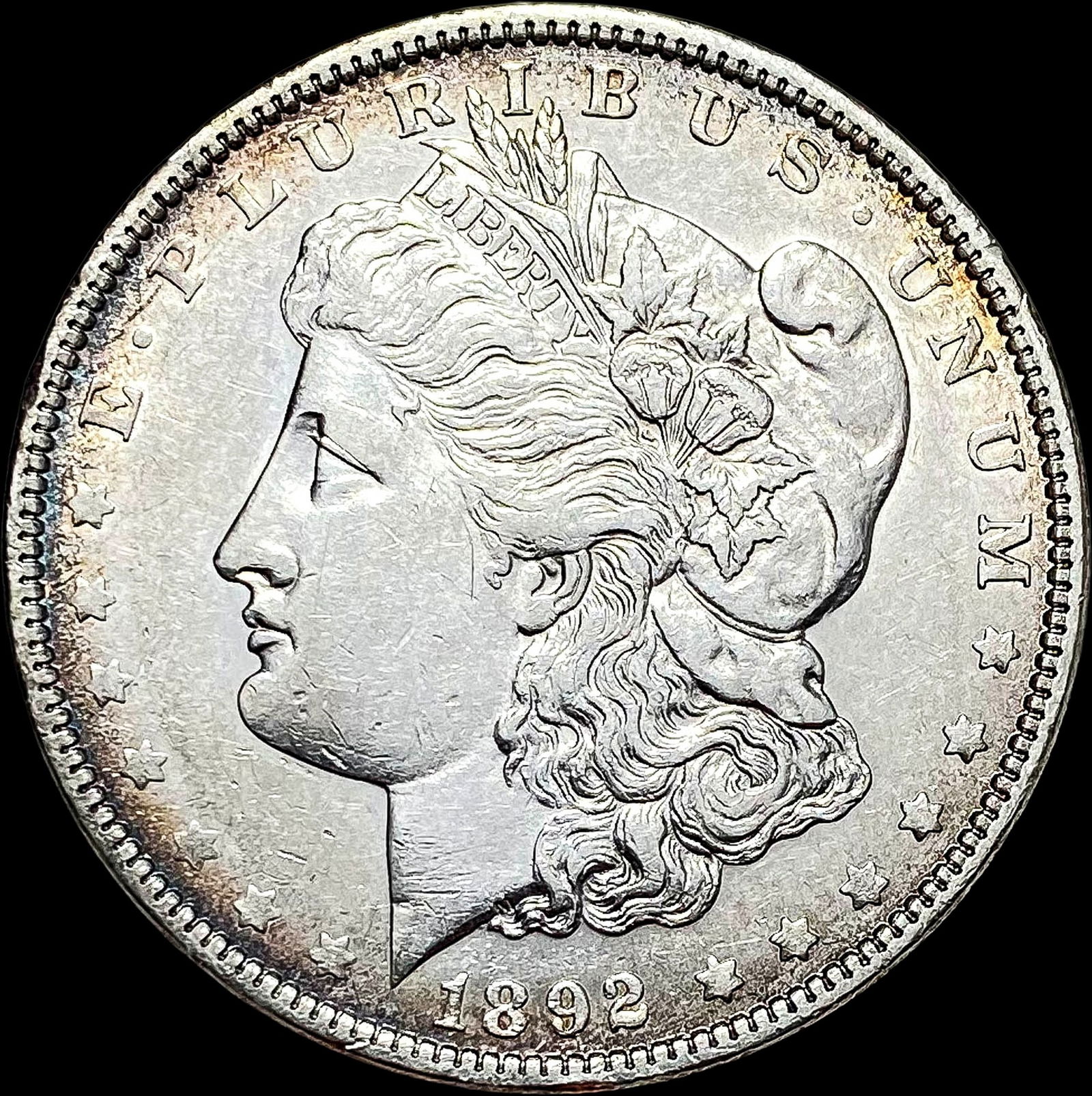 1892 Silver Morgan Dollar CLOSELY  UNCIRCULATED (1 of 2)