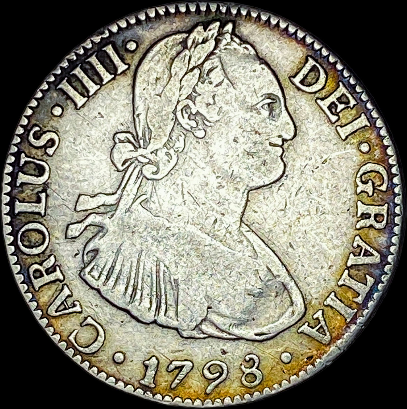 1798-Mo FM Mexico Silver 2 Reales LIGHTLY CIRCULATED (1 of 2)