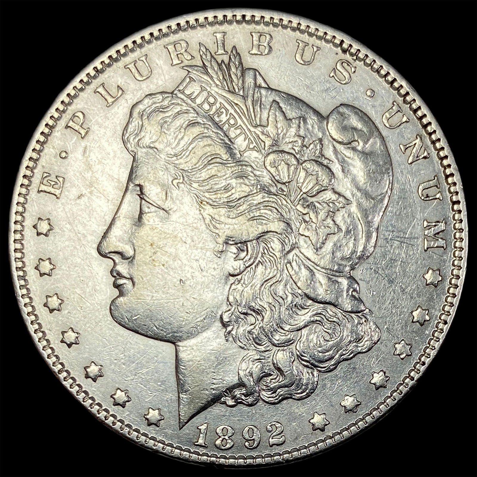 1892 Silver Morgan Dollar CHOICE AU (1 of 2)