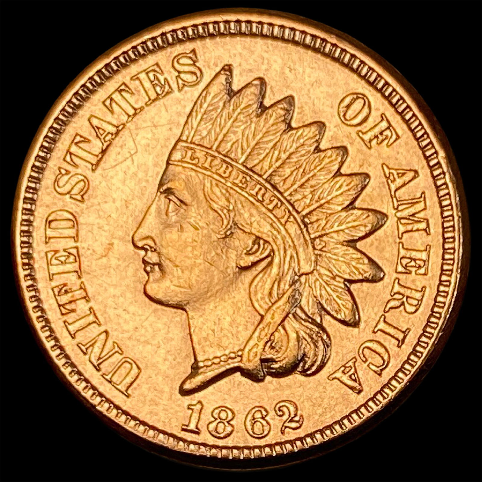 1862 Indian Head Cent UNCIRCULATED (1 of 2)