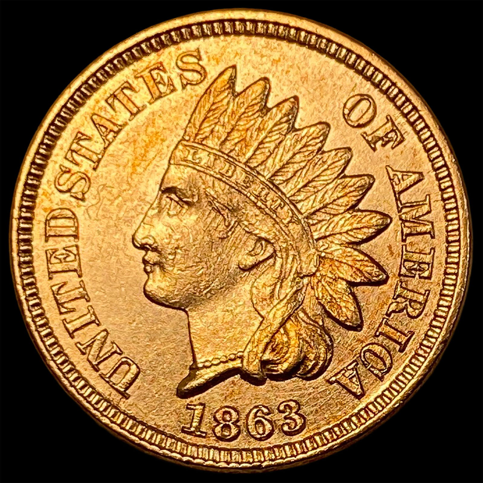 1863 Indian Head Cent UNCIRCULATED (1 of 2)