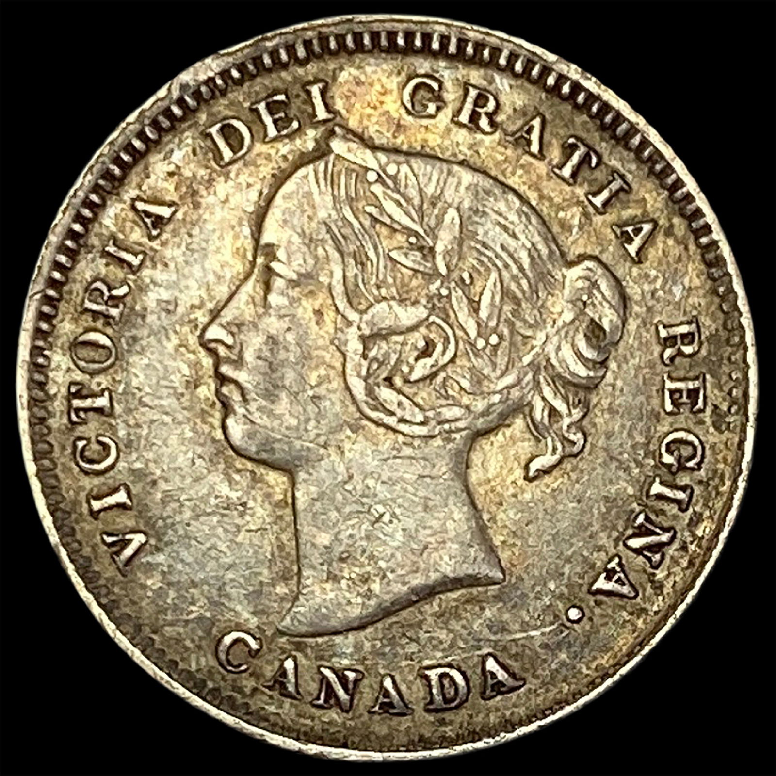 1886 Canada Silver 5 Cents NEARLY UNCIRCULATED (1 of 2)