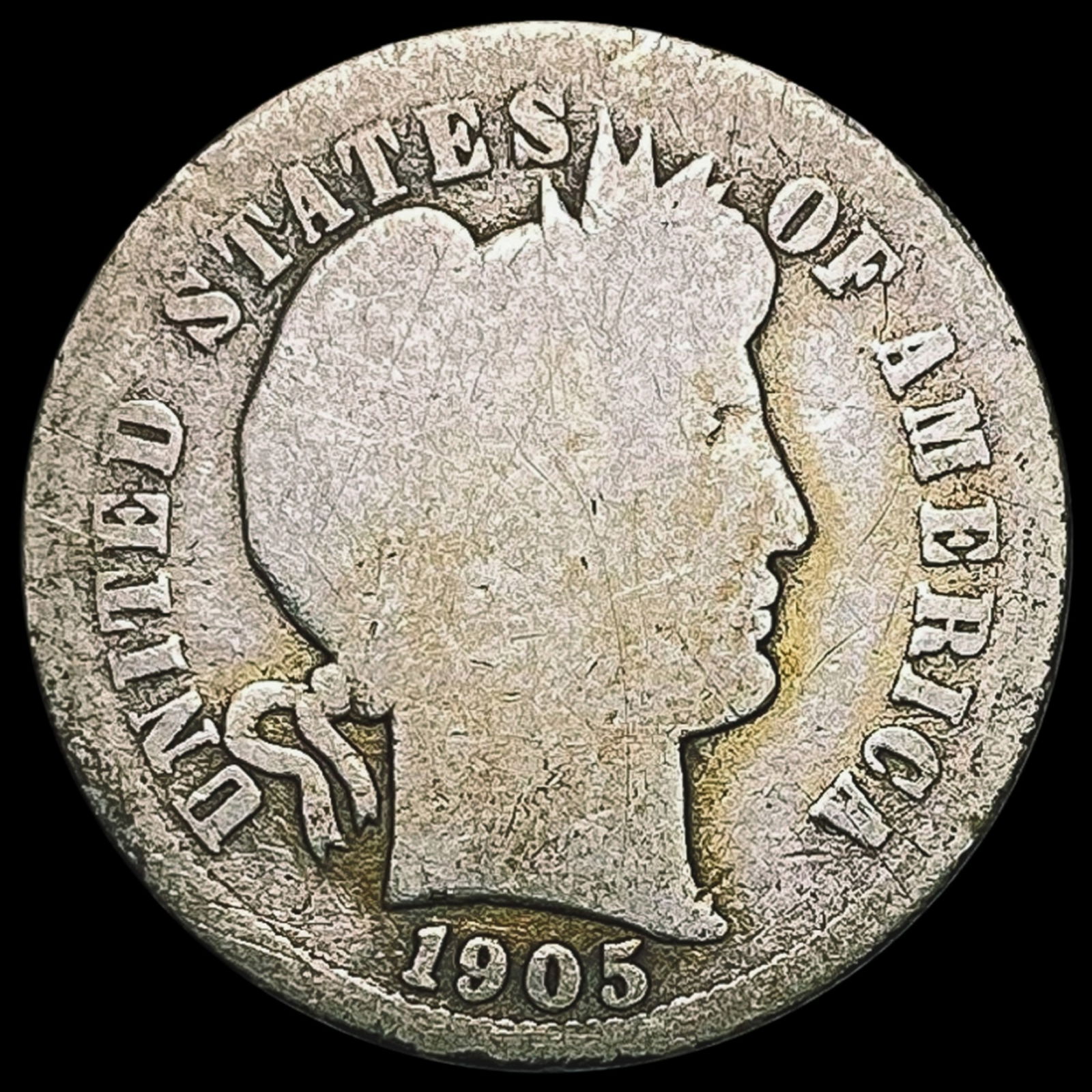 1905-O Barber Dime NICELY CIRCULATED (1 of 2)