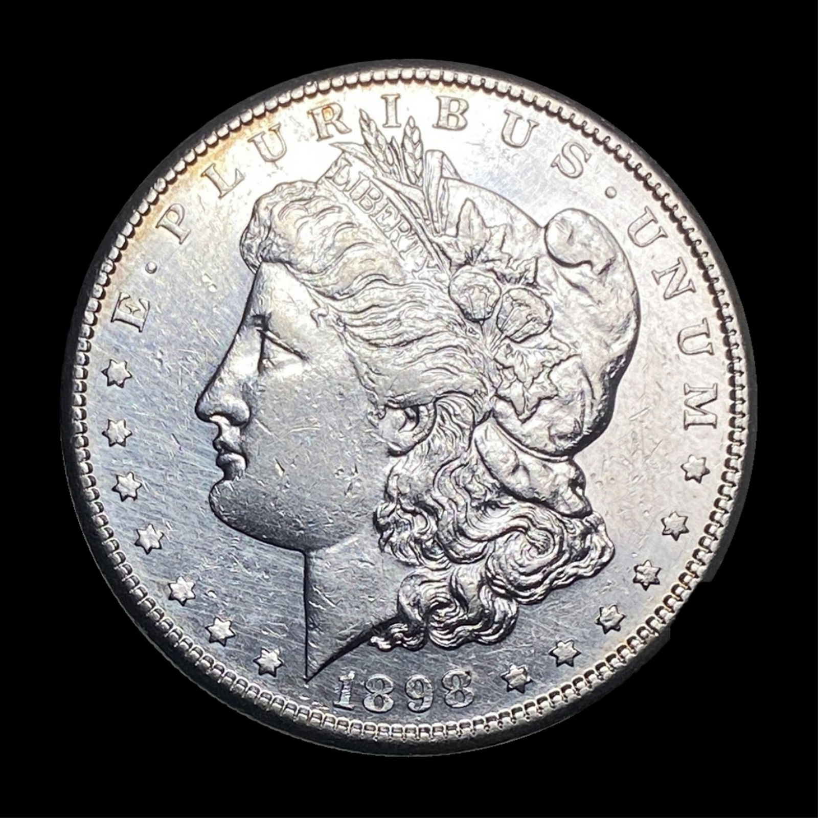 1898-S Silver Morgan Dollar CLOSELY UNCIRCULATED (1 of 2)