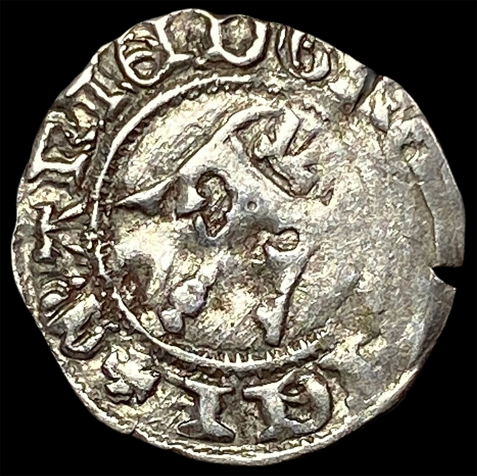 1386-1395 Hungary Mary Silver Denar CLOSELY UNCIRCULATED (1 of 2)