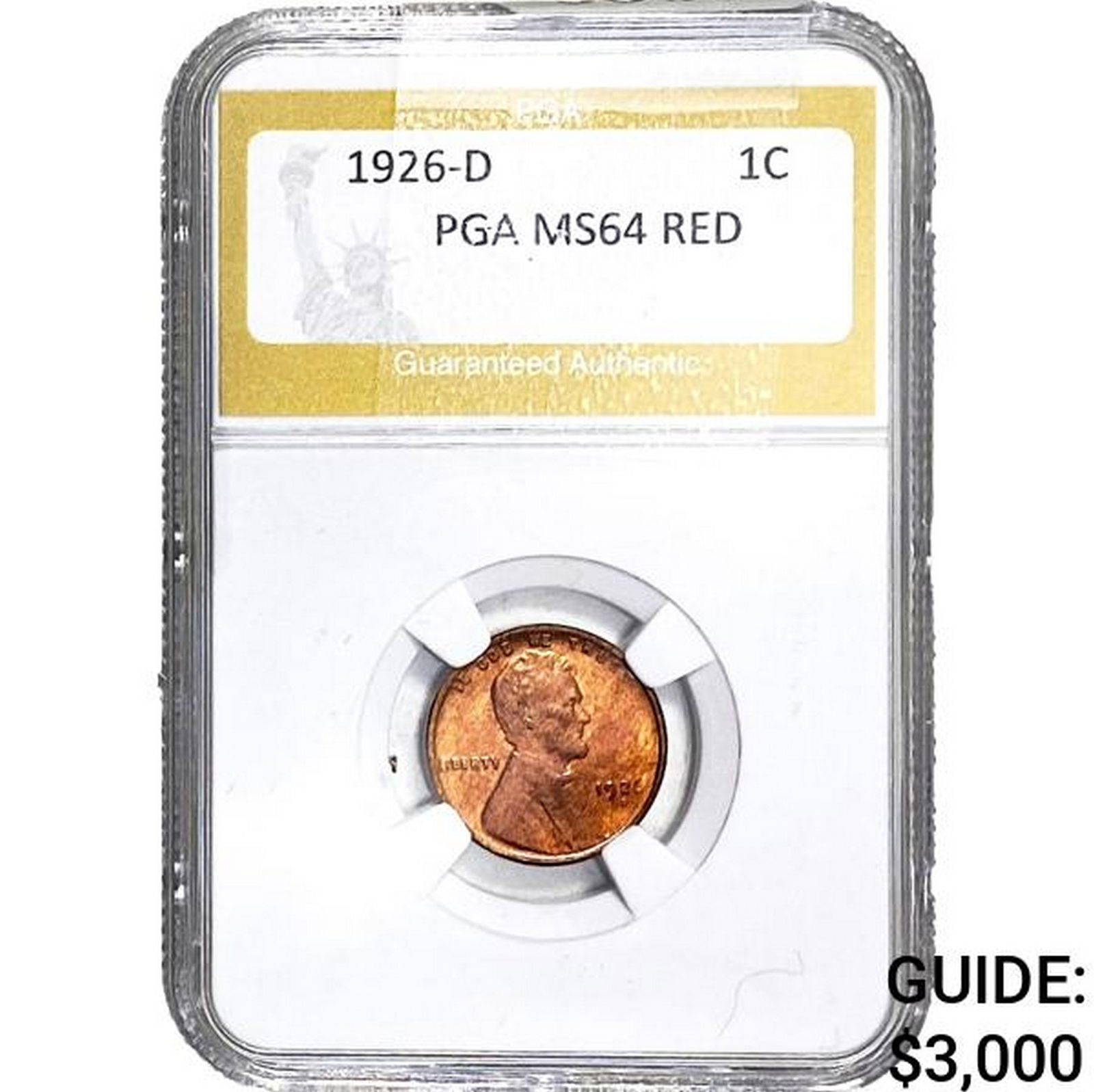 1926-D Wheat Cent PGA MS64 Red (1 of 2)