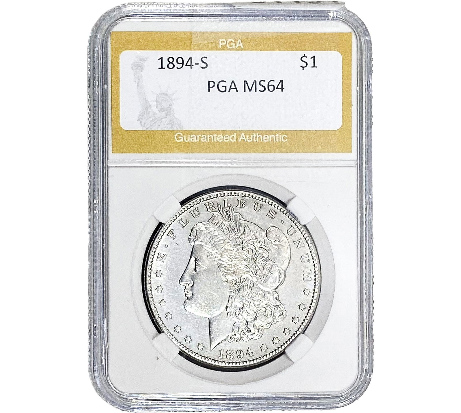 1894-S Morgan Silver Dollar PGA MS64 (1 of 2)