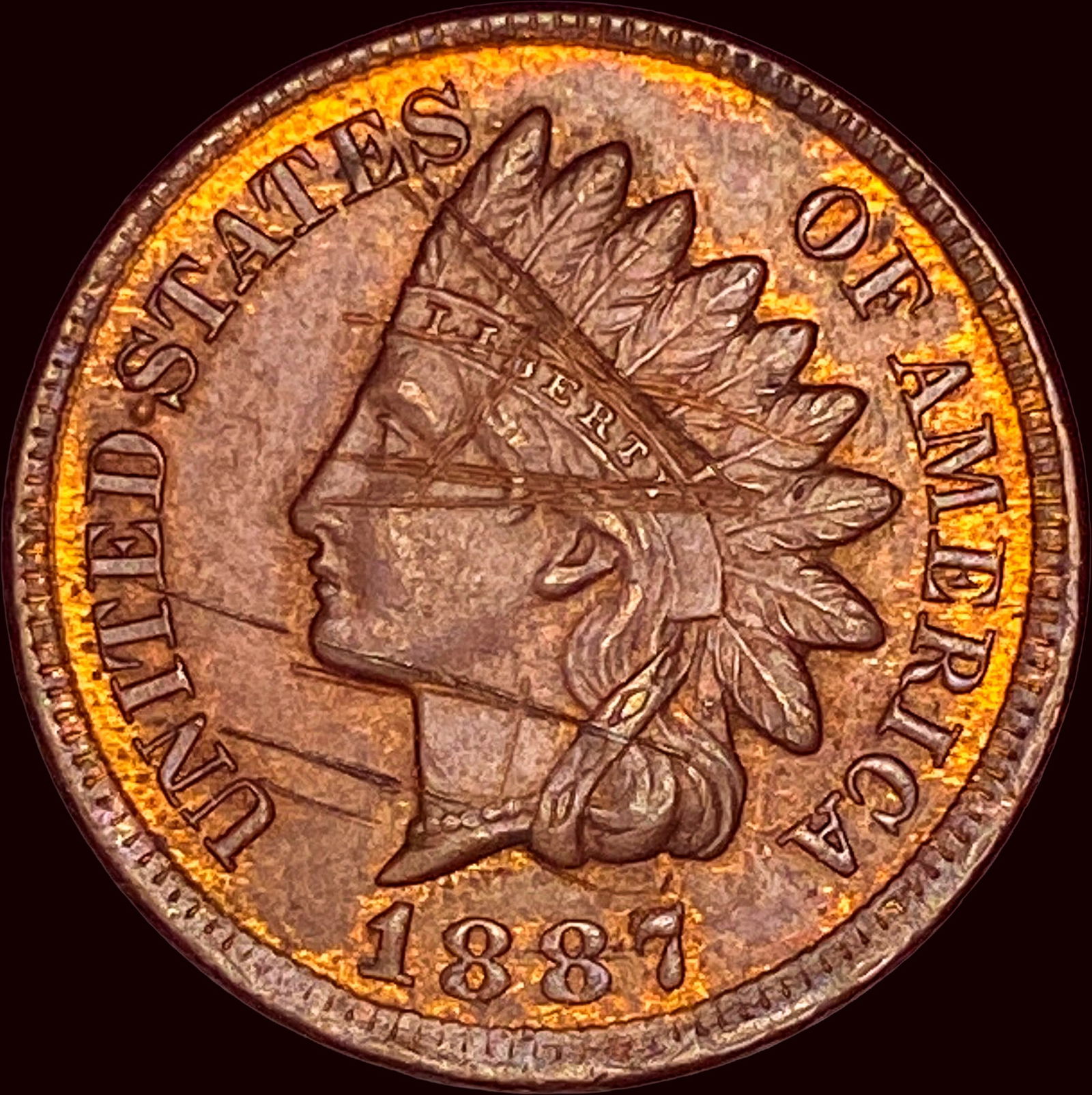 1887 Indian Head Cent HIGH GRADE (1 of 2)