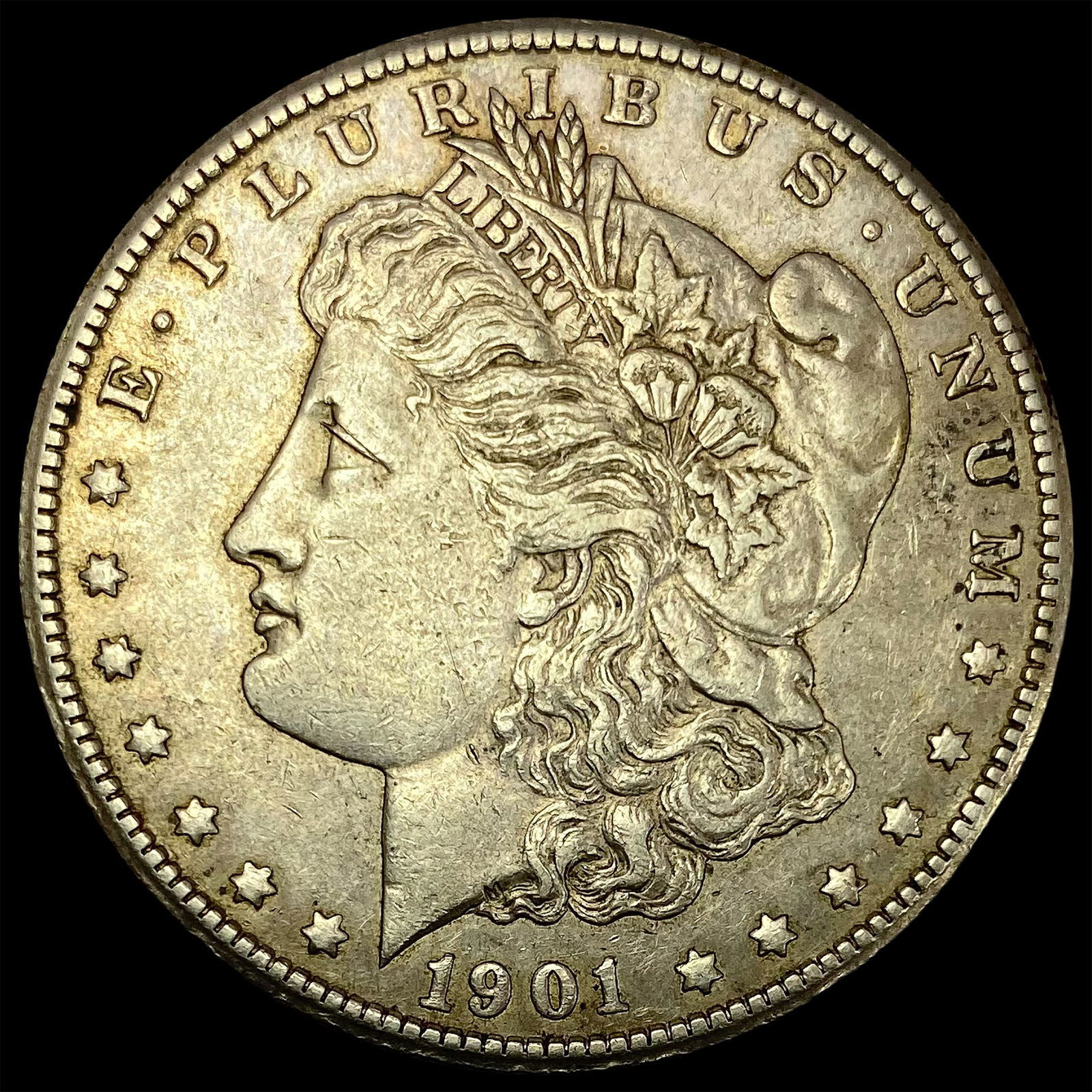 1901-S Silver Morgan Dollar CLOSELY  UNCIRCULATED (1 of 2)