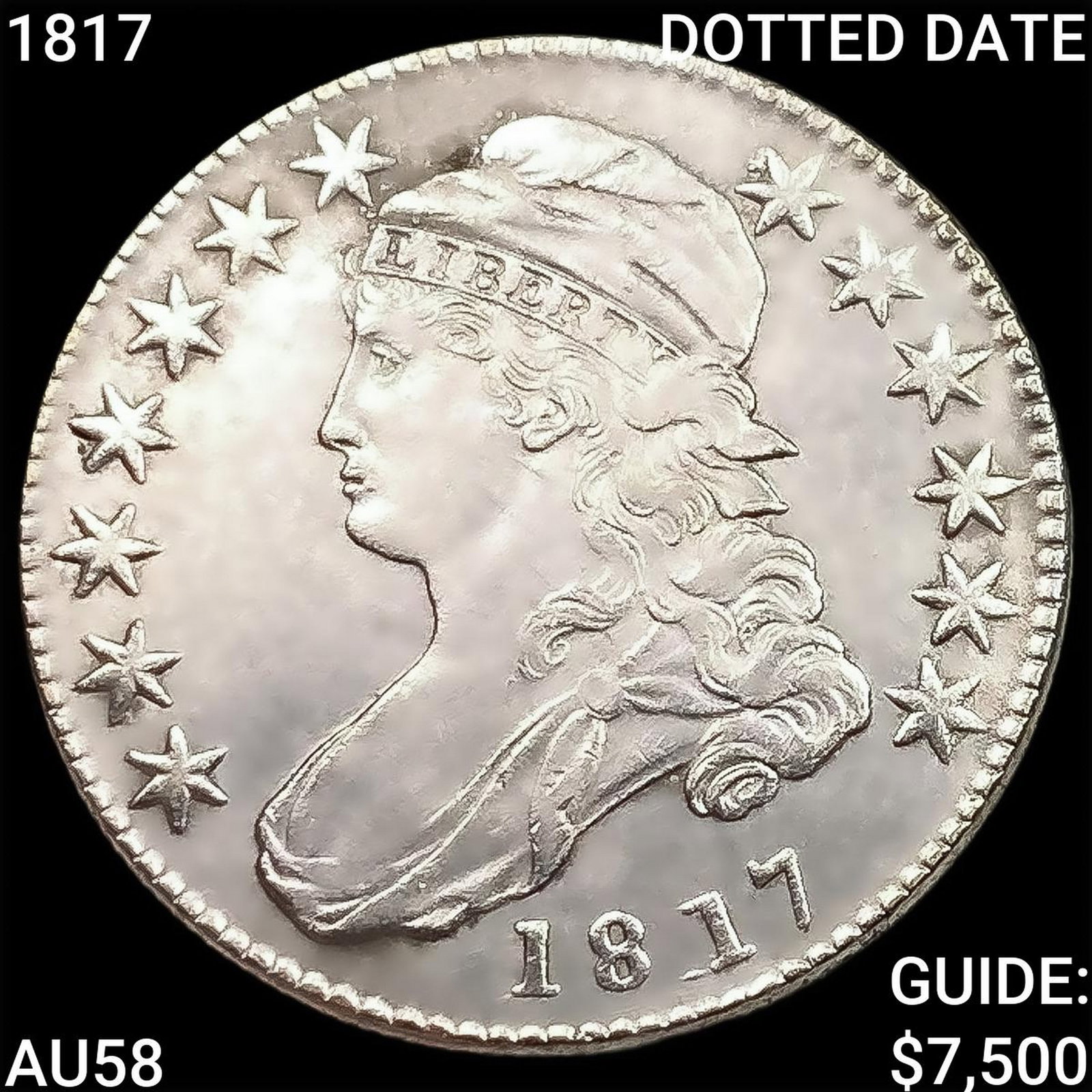 1817 Capped Bust Half Dollar (1 of 2)