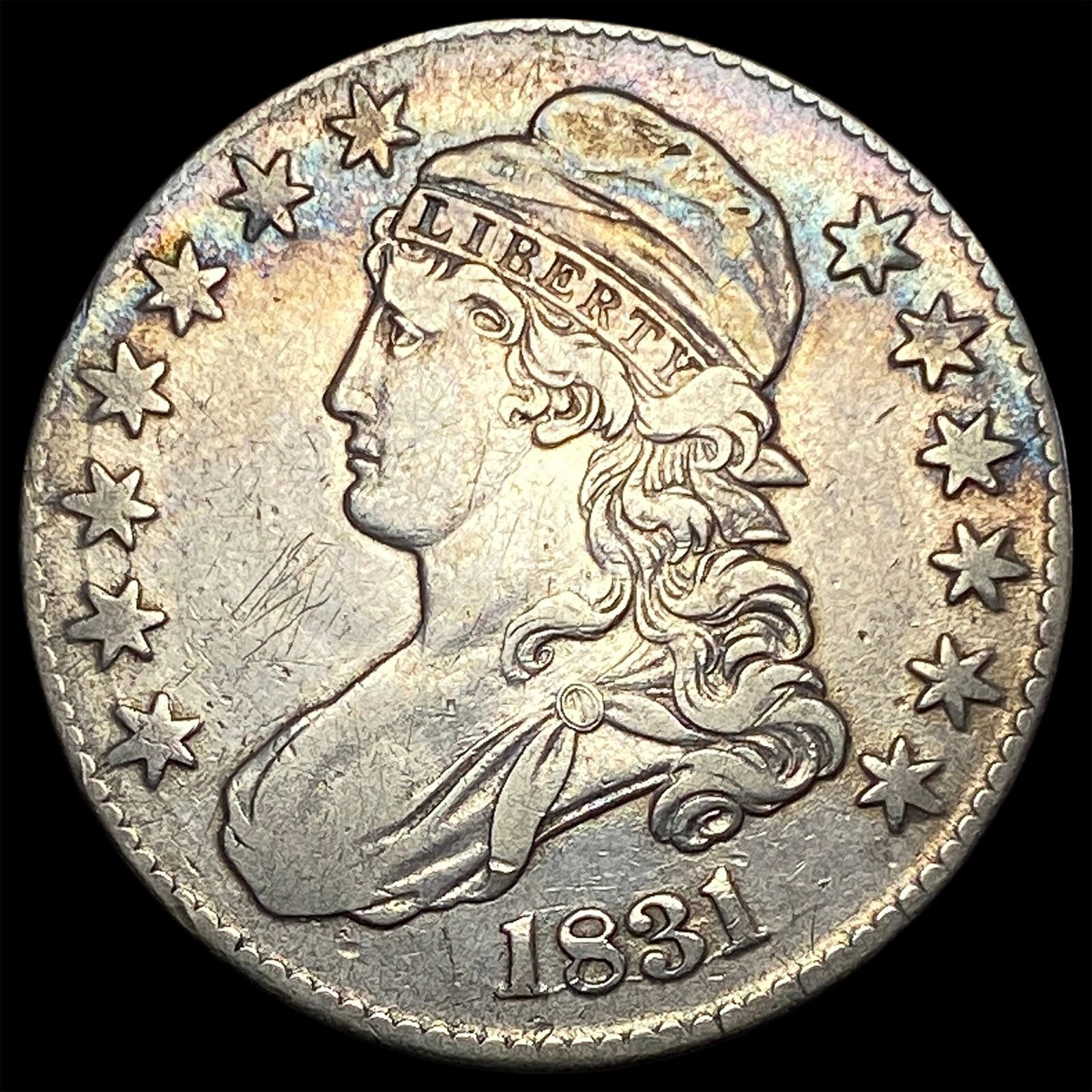 1831 Capped Bust Half Dollar NEARLY UNCIRCULATED (1 of 2)