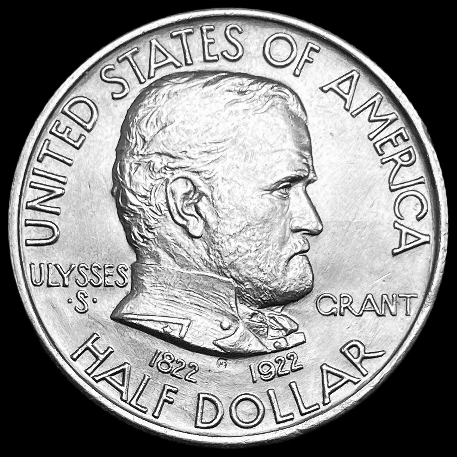 1922 Silver Grant Half Dollar UNCIRCULATED (1 of 2)