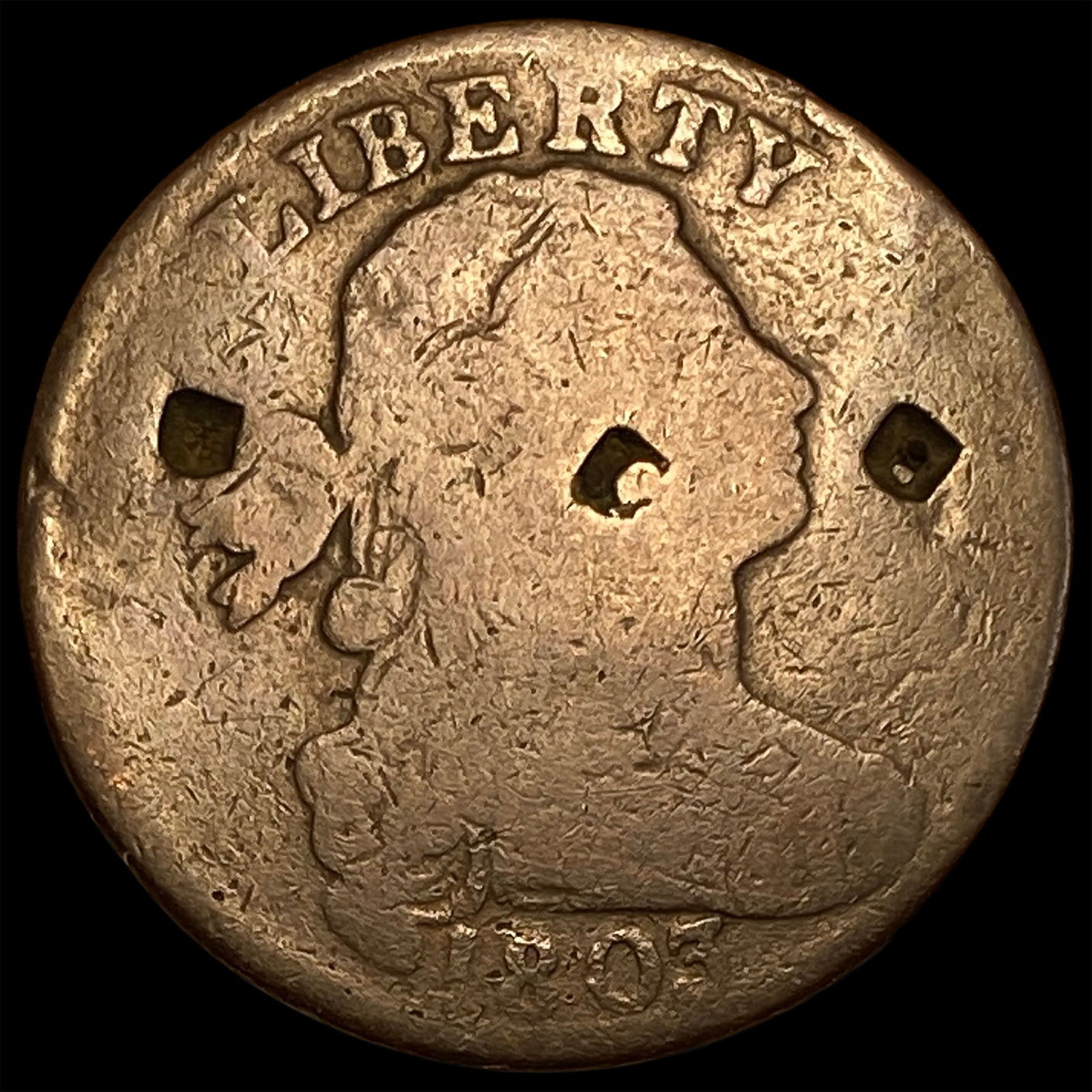 1803 Draped Bust Large Cent NICELY CIRCULATED (1 of 2)