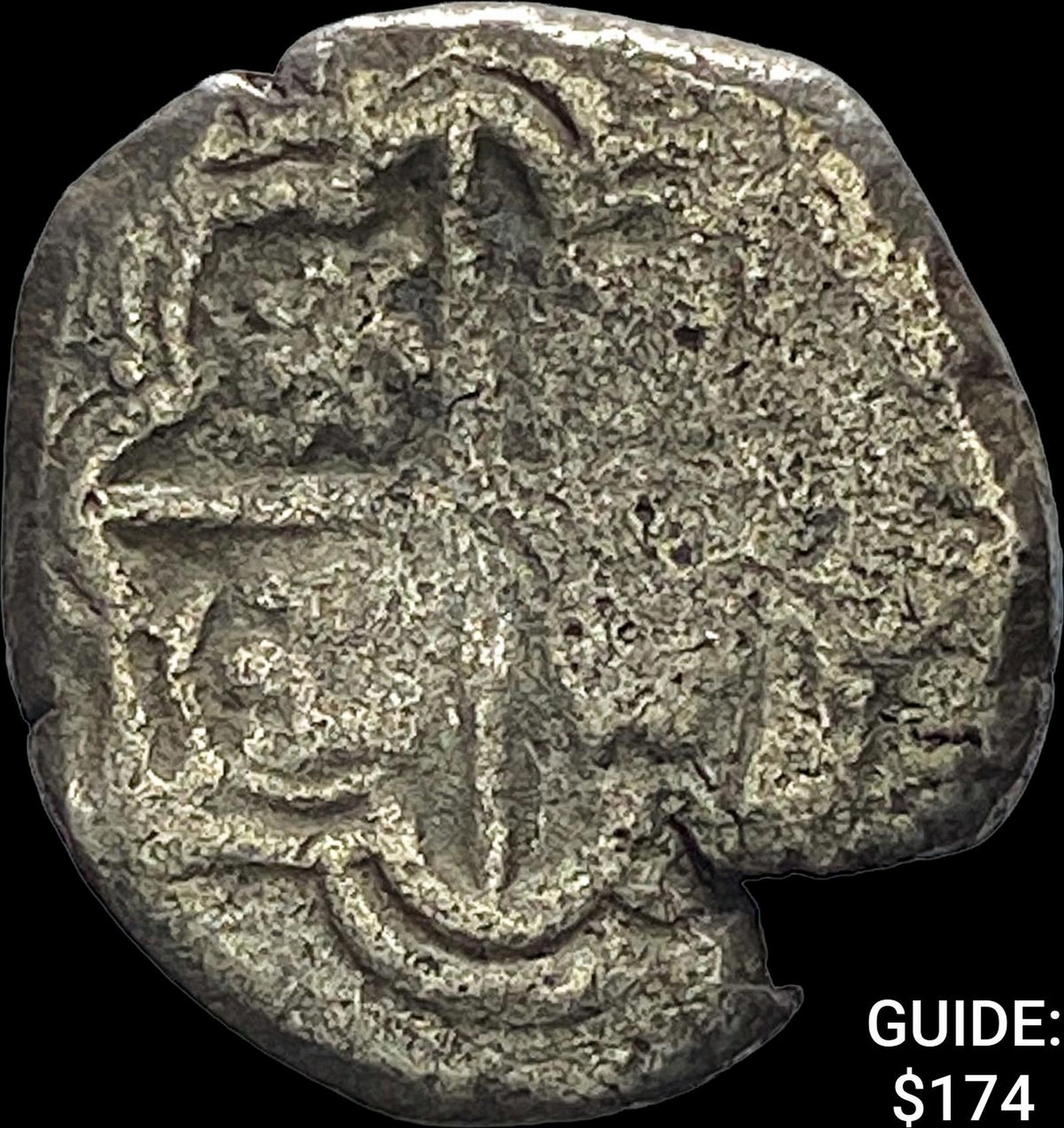 1500s-1600s Spanish Colonial Silver Cob NEARLY UNCIRCULATED: 1500s-1600s Spanish Colonial Silver Cob NEARLY UNCIRCULATED