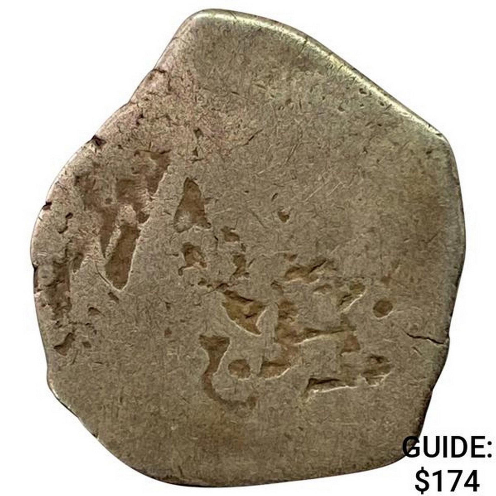 1500s-1600s Spanish Colonial Silver Cob NEARLY UNCIRCULATED: 1500s-1600s Spanish Colonial Silver Cob NEARLY UNCIRCULATED
