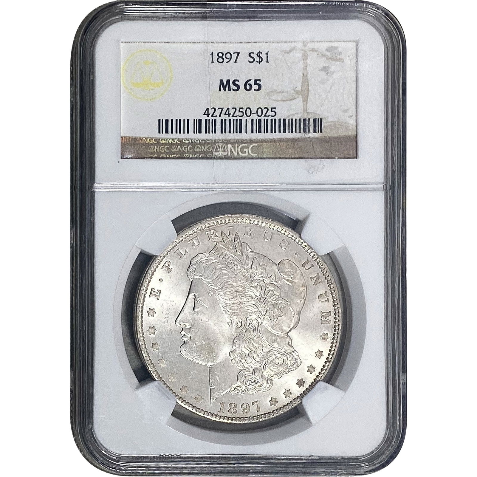 1897 Morgan Silver Dollar NGC MS65 (1 of 2)