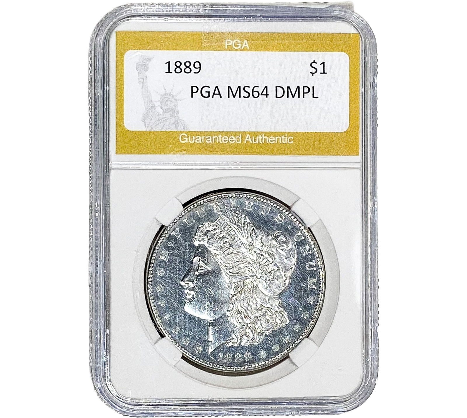 1889 Morgan Silver Dollar PGA MS64 DMPL (1 of 2)