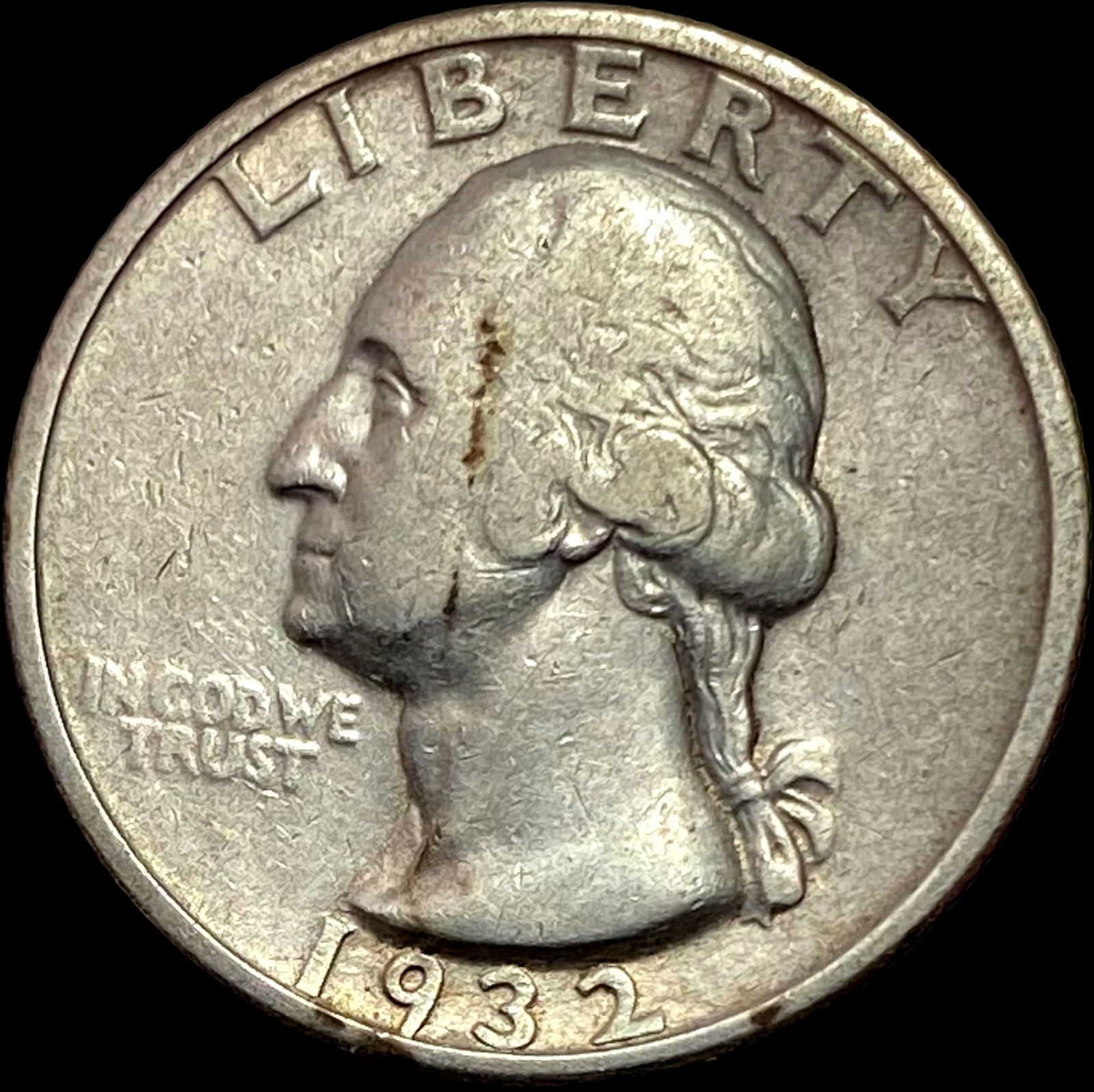1932-S Silver Washington Quarter LIGHTLY  CIRCULATED (1 of 2)