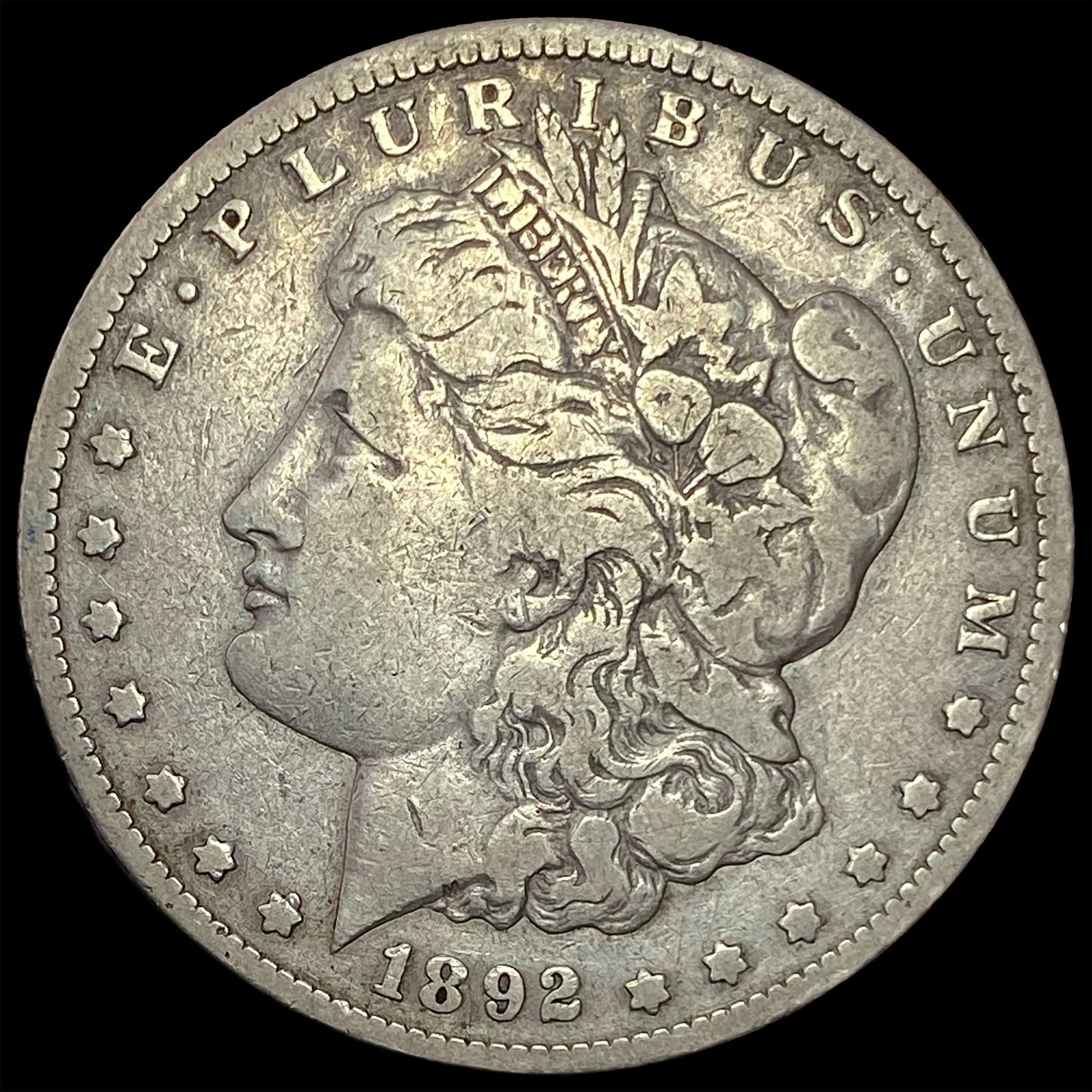 1892-S Silver Morgan Dollar LIGHTLY  CIRCULATED (1 of 2)
