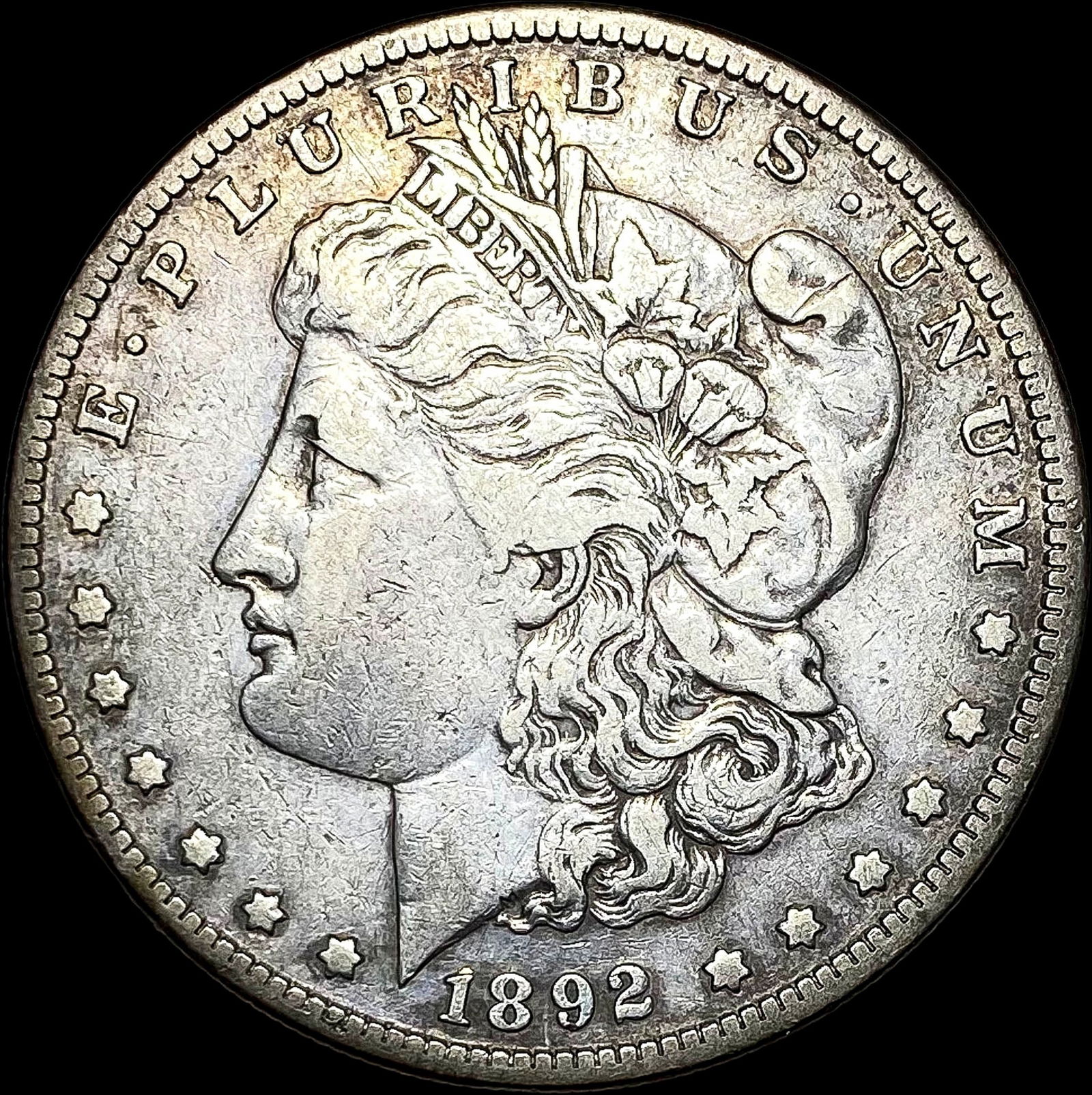 1892-S Silver Morgan Dollar NEARLY  UNCIRCULATED (1 of 2)