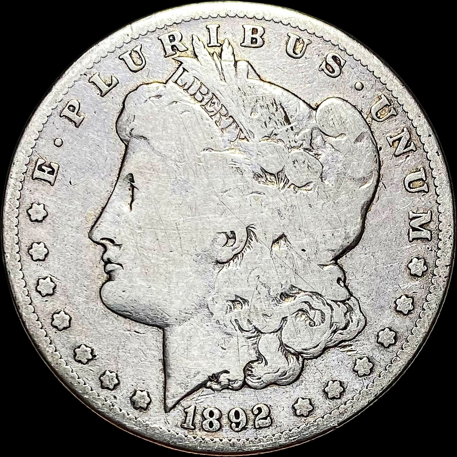 1892-S Silver Morgan Dollar NICELY CIRCULATED (1 of 2)