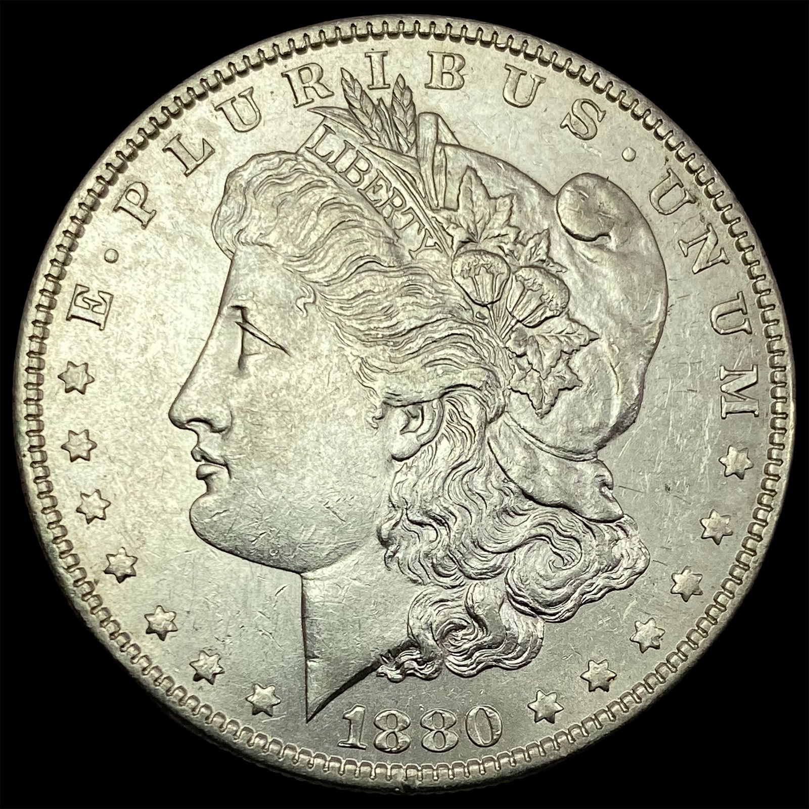 1880 Morgan Silver Dollar CHOICE AU (1 of 2)