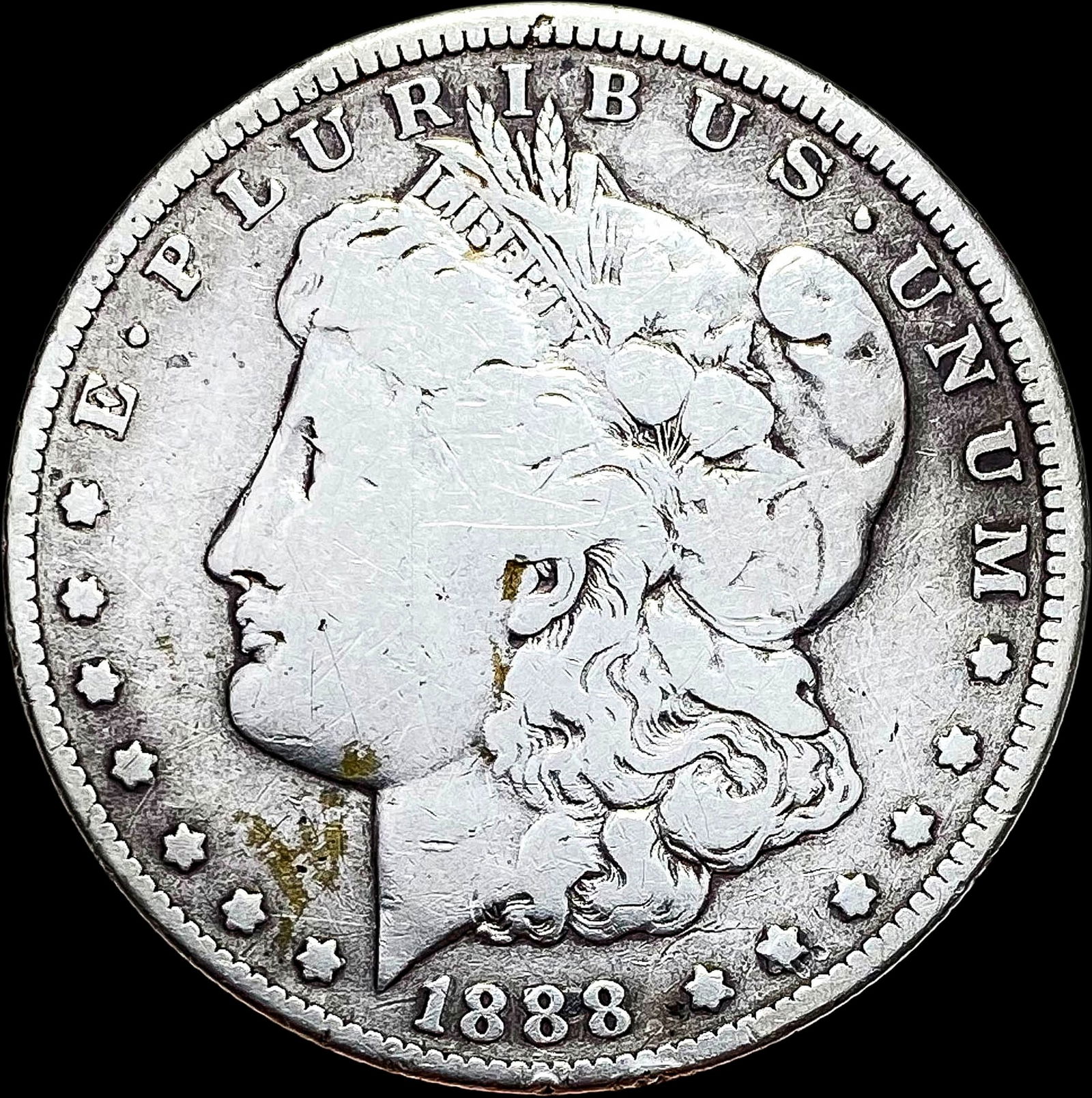 1888-O Hot Lips Morgan Dollar NICE CIRC (1 of 2)