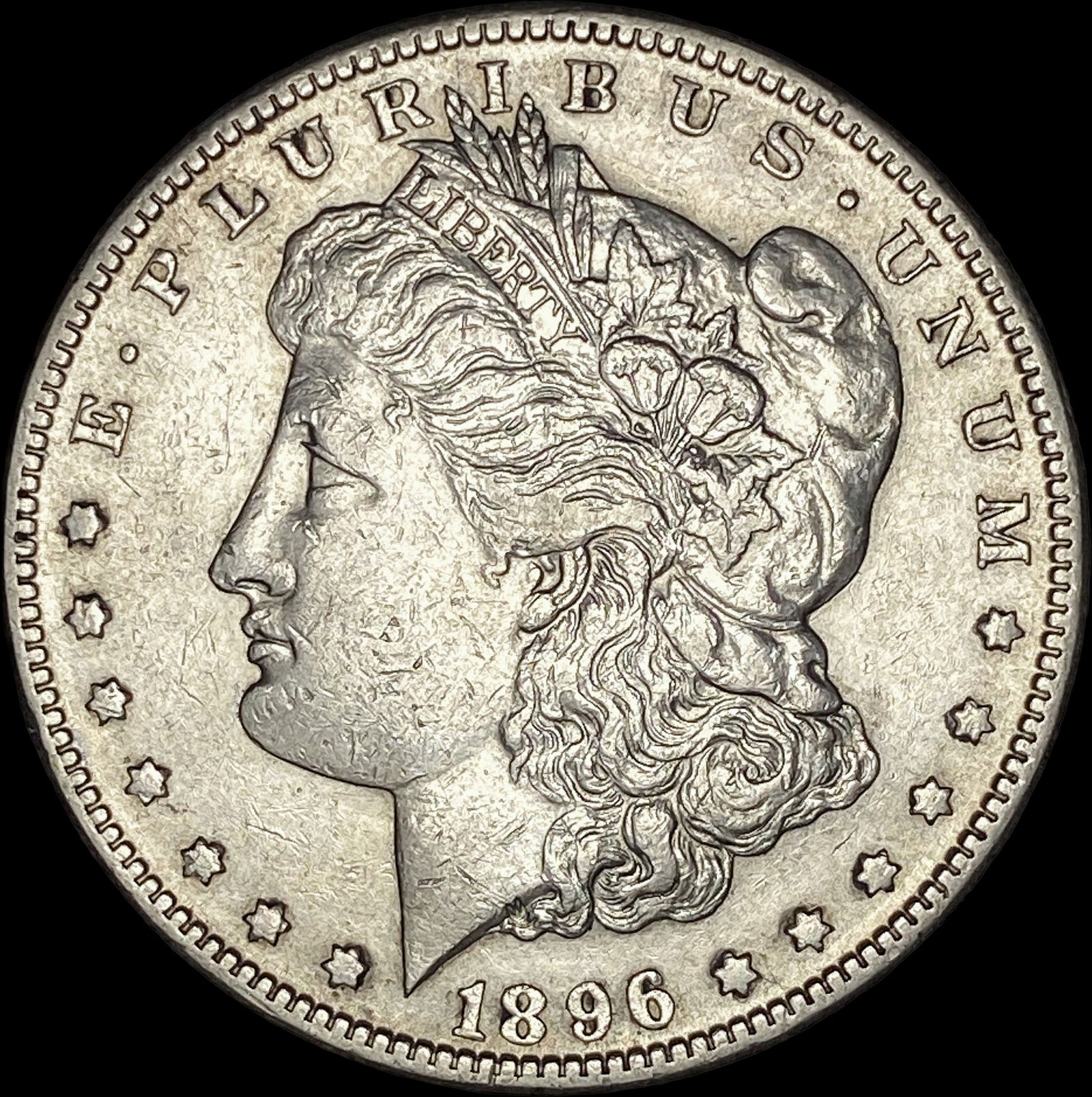 1896-S Silver Morgan Dollar CLOSELY  UNCIRCULATED (1 of 2)