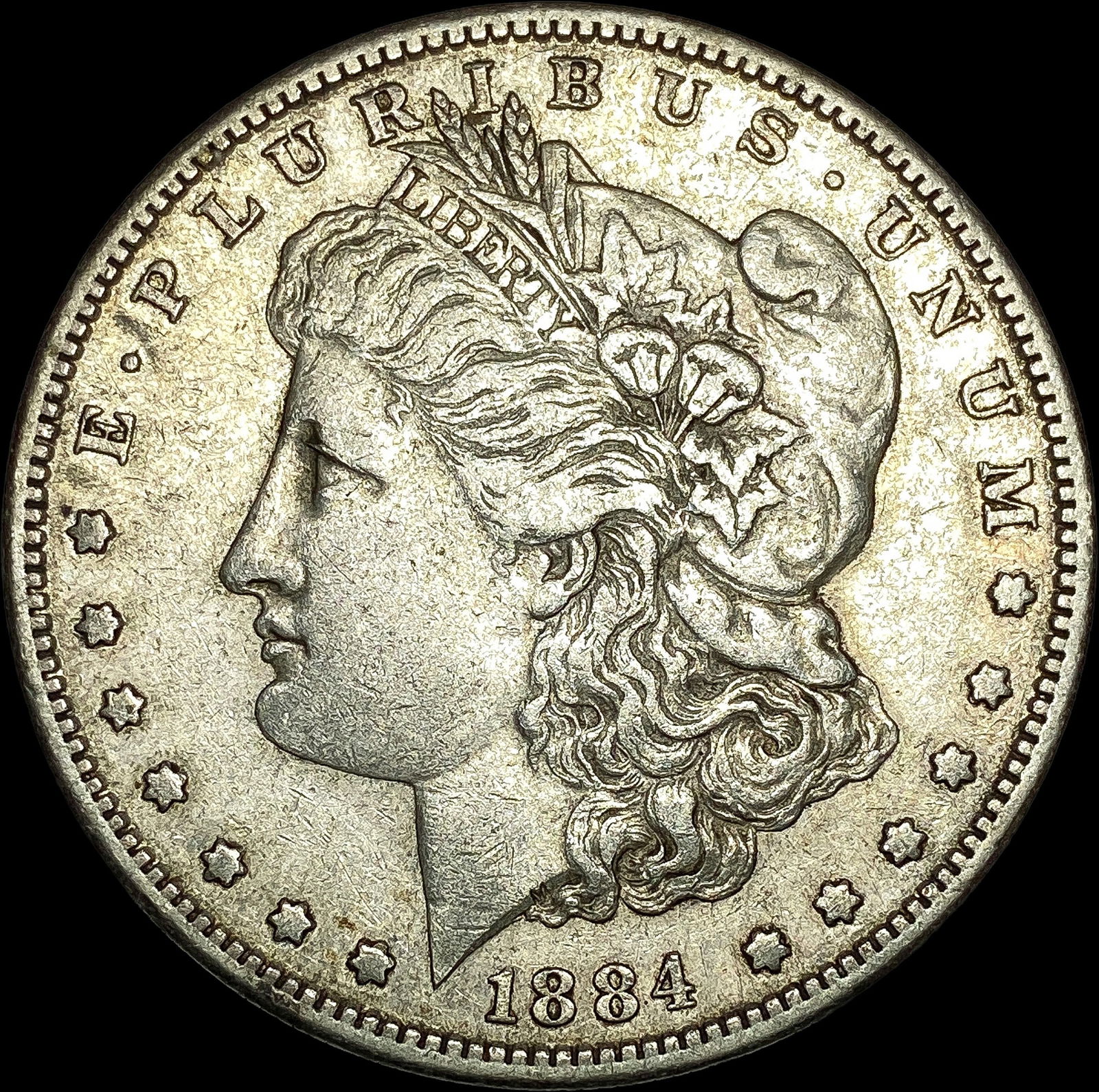 1884-S Silver Morgan Dollar NEARLY  UNCIRCULATED (1 of 2)
