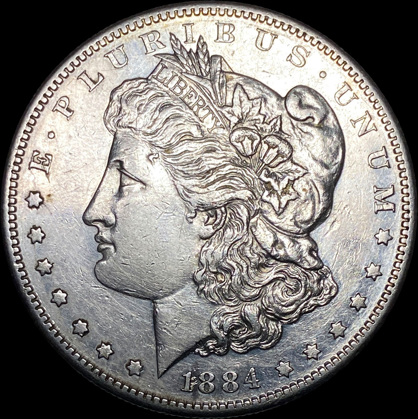 1884-S Silver Morgan Dollar CLOSELY  UNCIRCULATED (1 of 2)