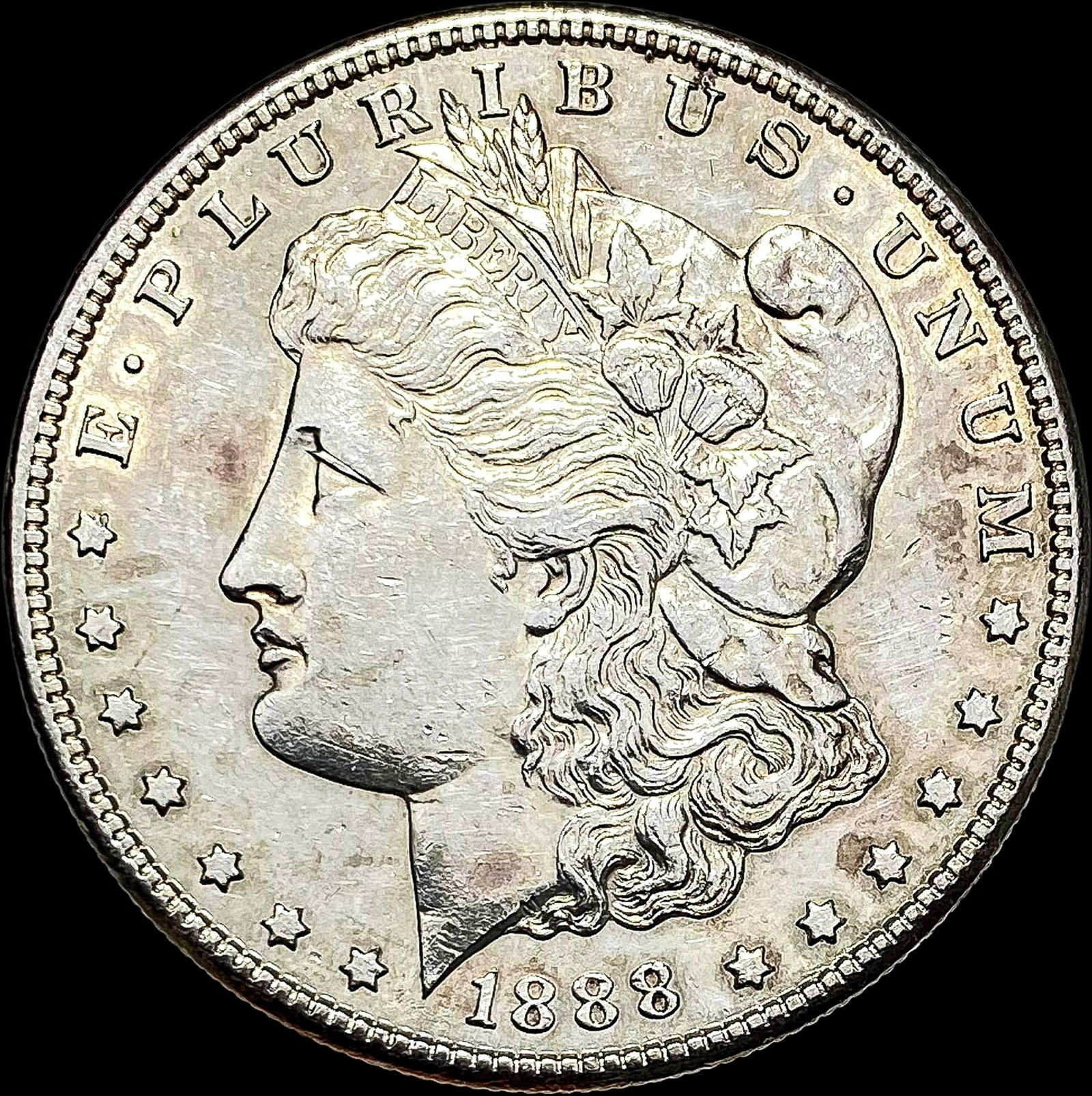 1888-S Silver Morgan Dollar CLOSELY  UNCIRCULATED (1 of 2)