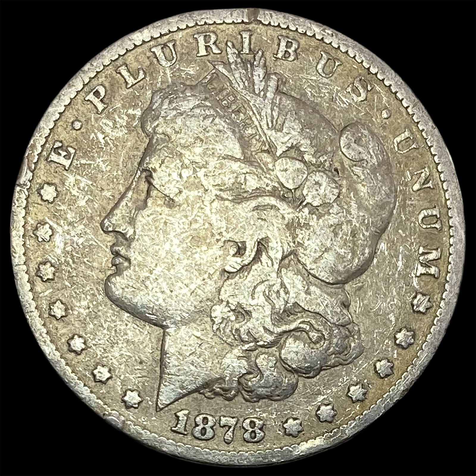 1878 7/8TF Silver Morgan Dollar NICELY  CIRCULATED (1 of 2)