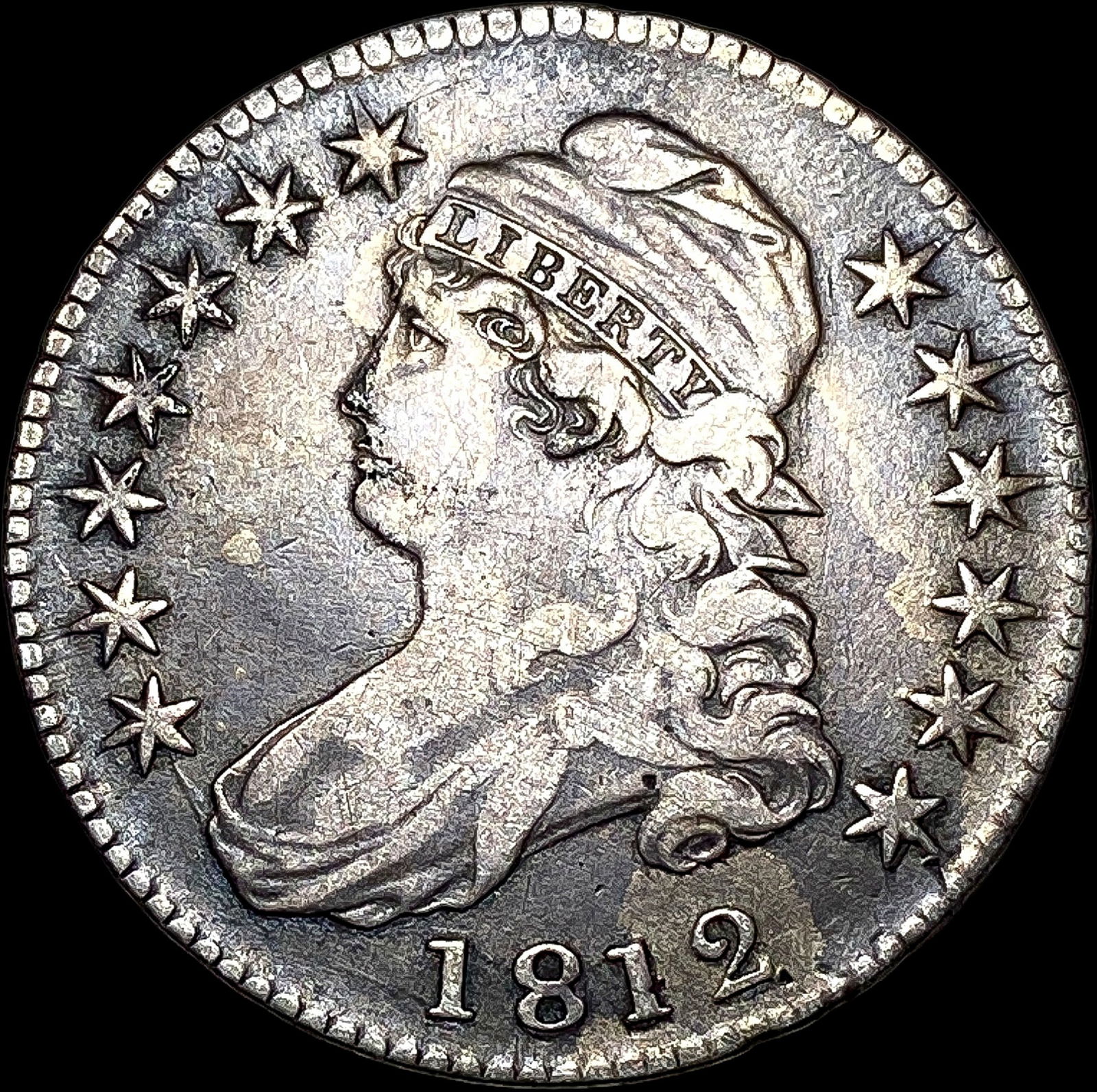 1812 Capped Bust Half Dollar NEARLY  UNCIRCULATED (1 of 2)