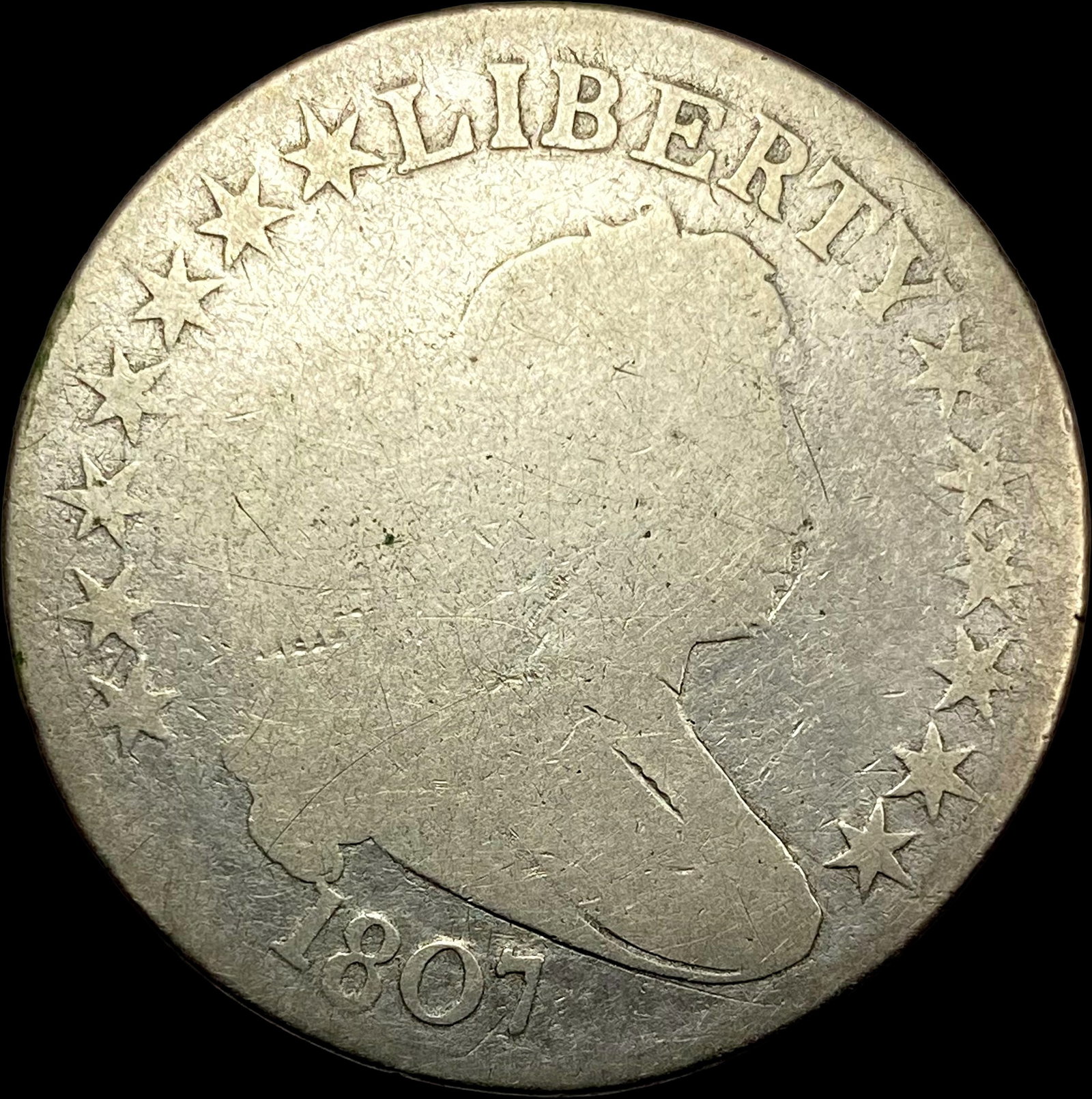 1807 Draped Bust Half Dollar NICELY  CIRCULATED (1 of 2)
