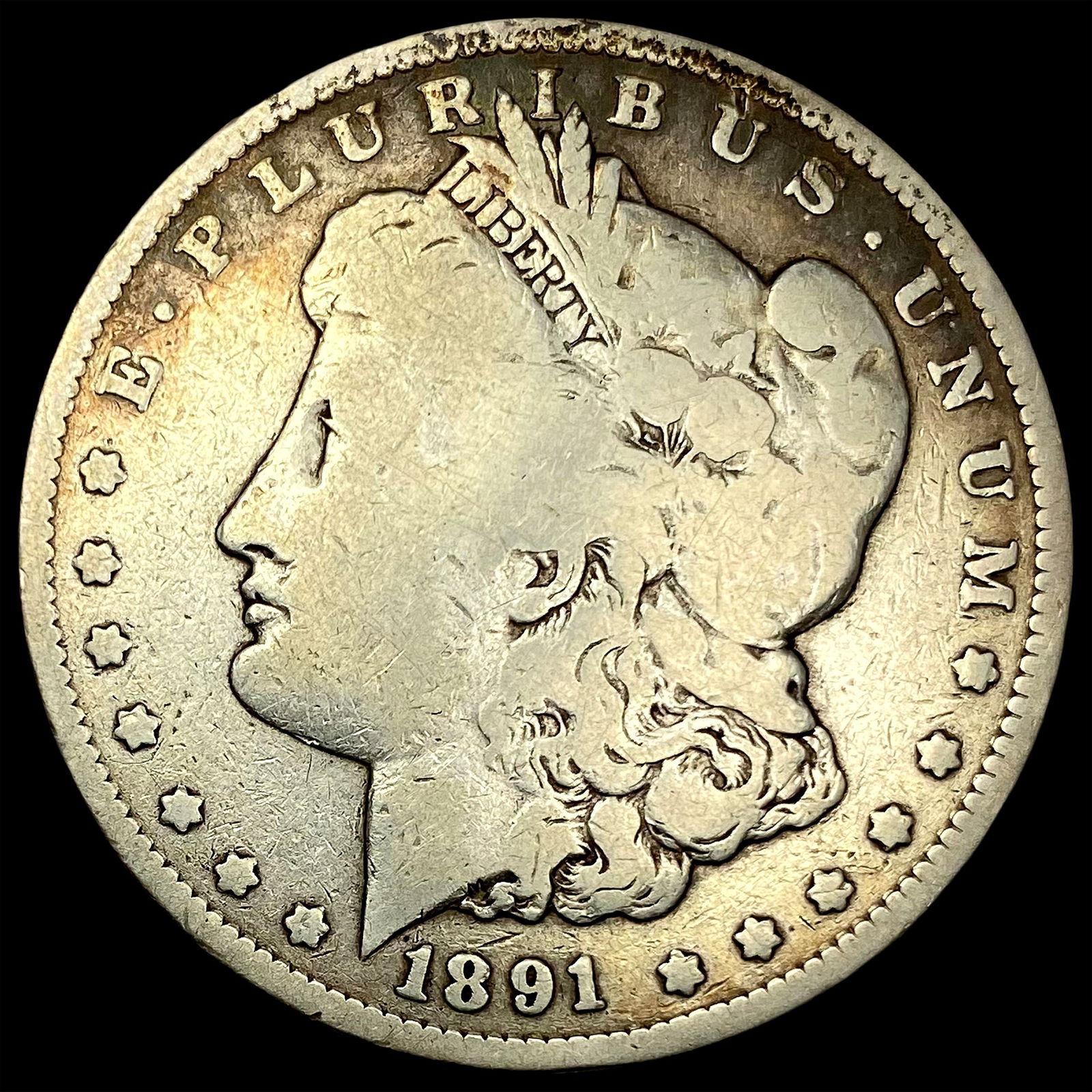1891-CC Silver Morgan Dollar NICELY  CIRCULATED (1 of 2)