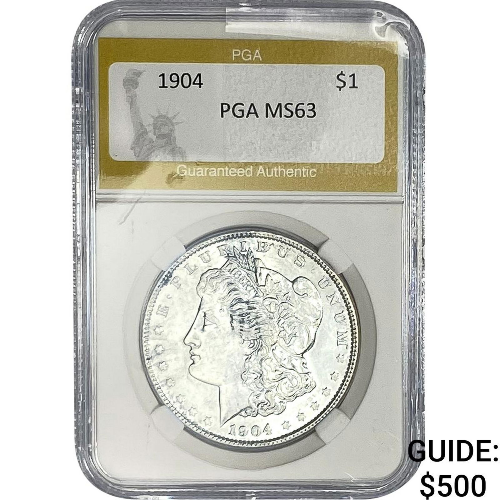1904 Morgan Silver Dollar PGA MS63 (1 of 2)