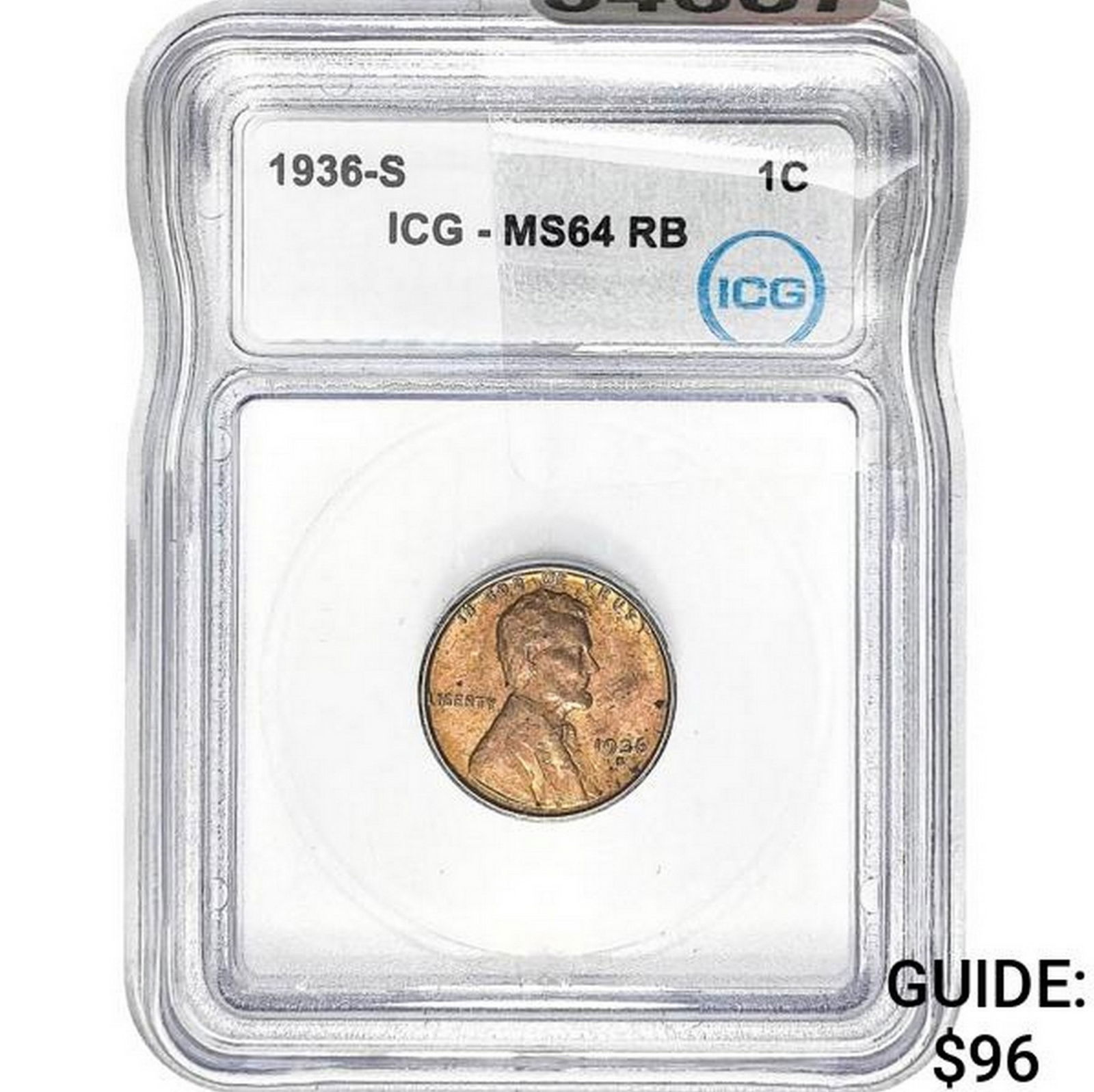 1936-S Wheat Cent ICG MS64 RB (1 of 2)