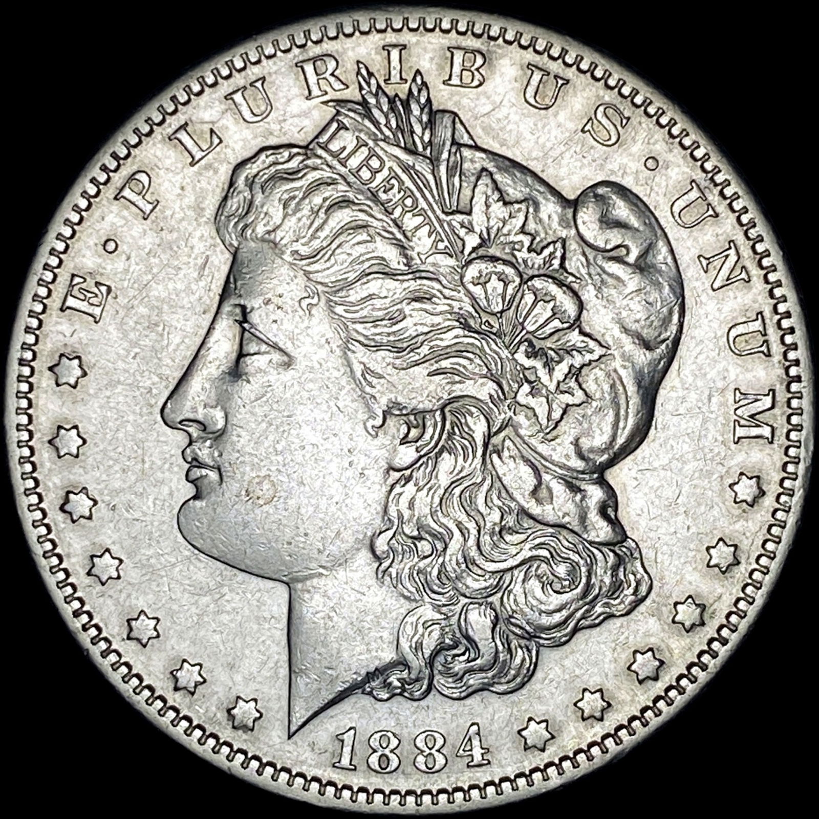 1884-S Silver Morgan Dollar CLOSELY UNCIRCULATED (1 of 2)