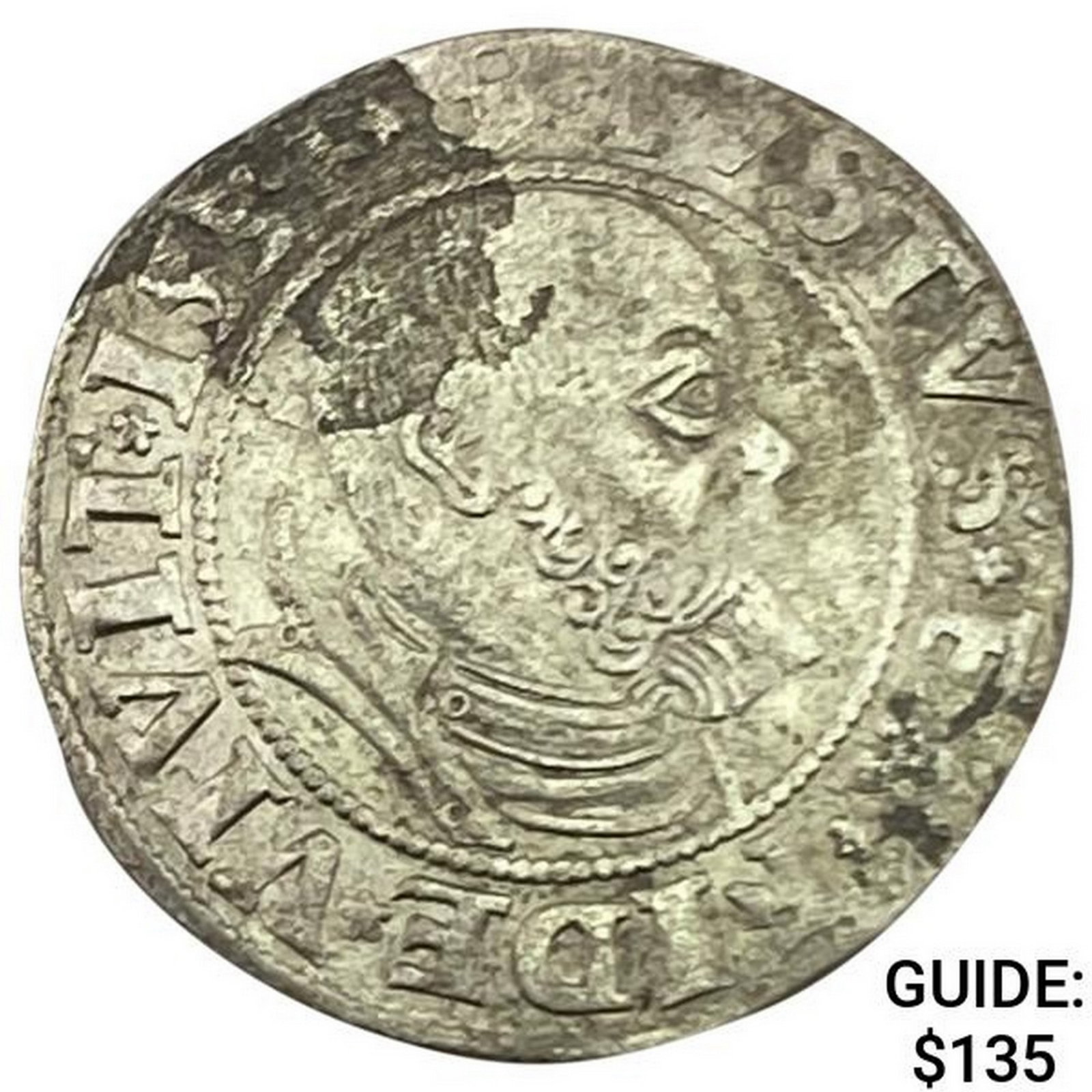 1529-1558 Prussia Silver Groschen Albert I CLOSELY UNCIRCULATED: 1529-1558 Prussia Silver Groschen Albert I CLOSELY UNCIRCULATED