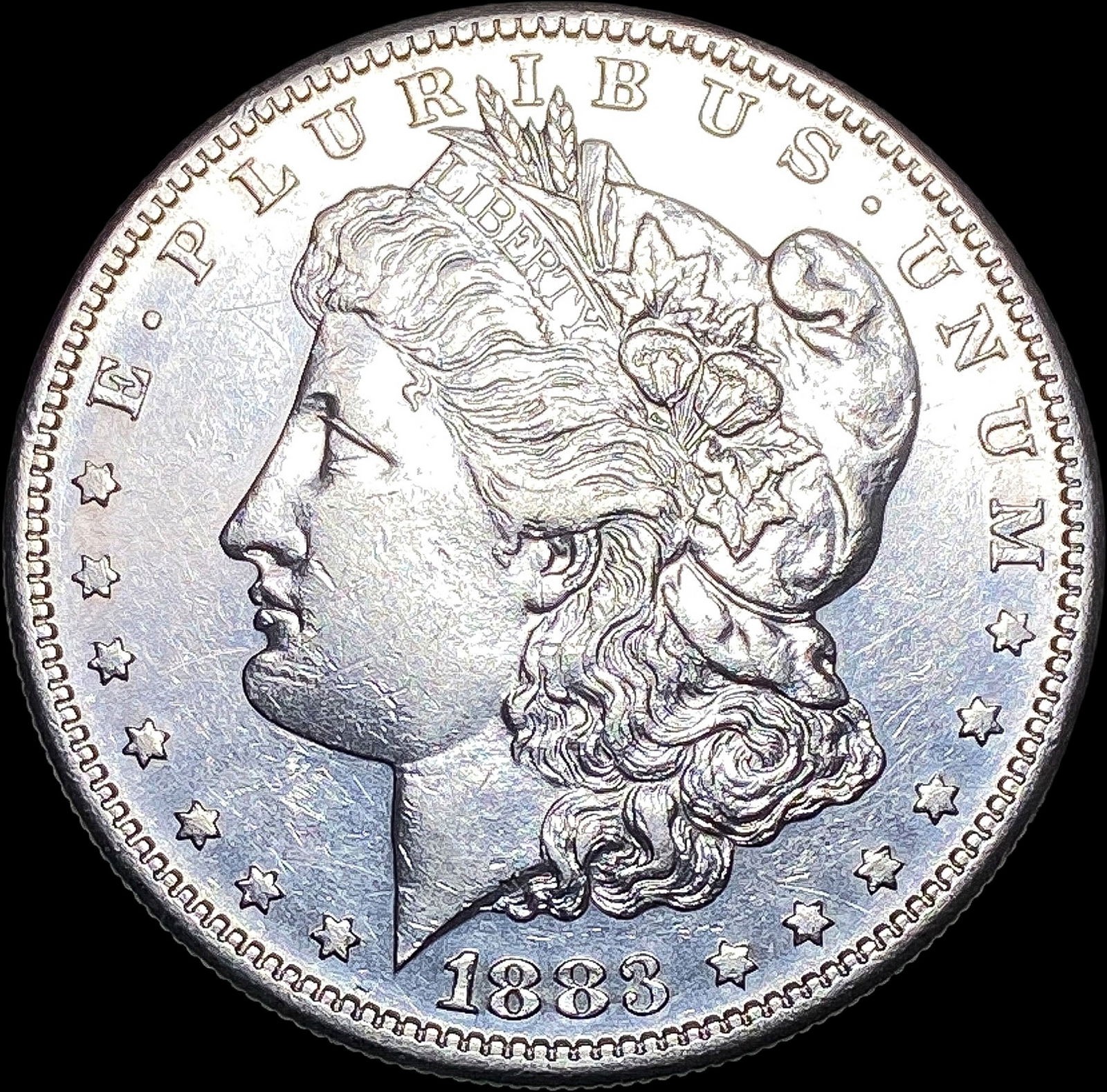 1883-S Silver Morgan Dollar CLOSELY UNCIRCULATED (1 of 2)