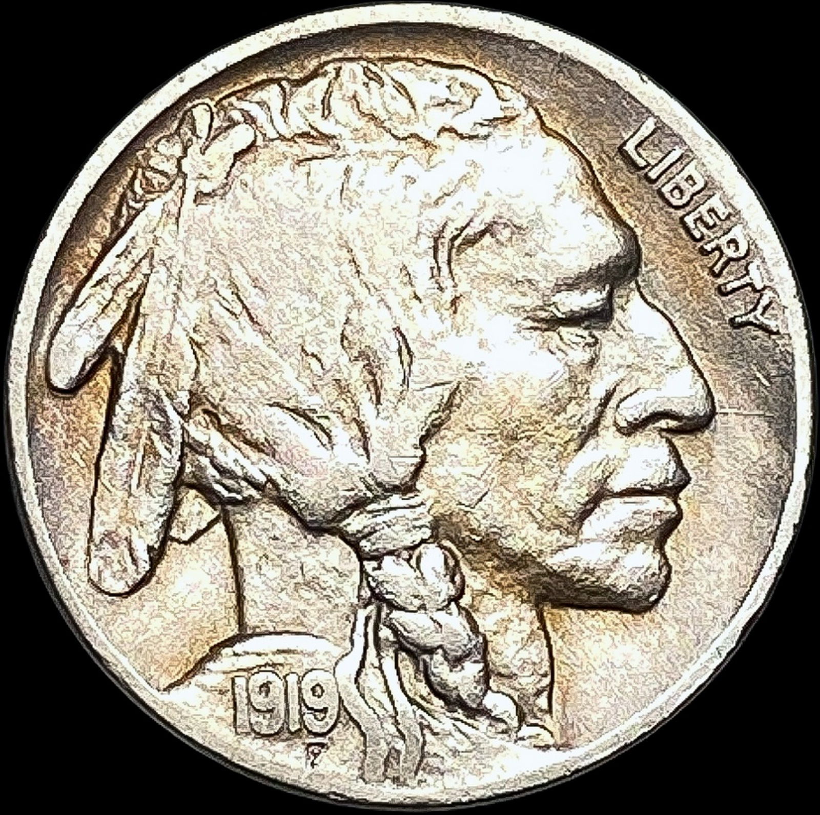 1919-S Buffalo Nickel NEARLY UNCIRCULATED (1 of 2)