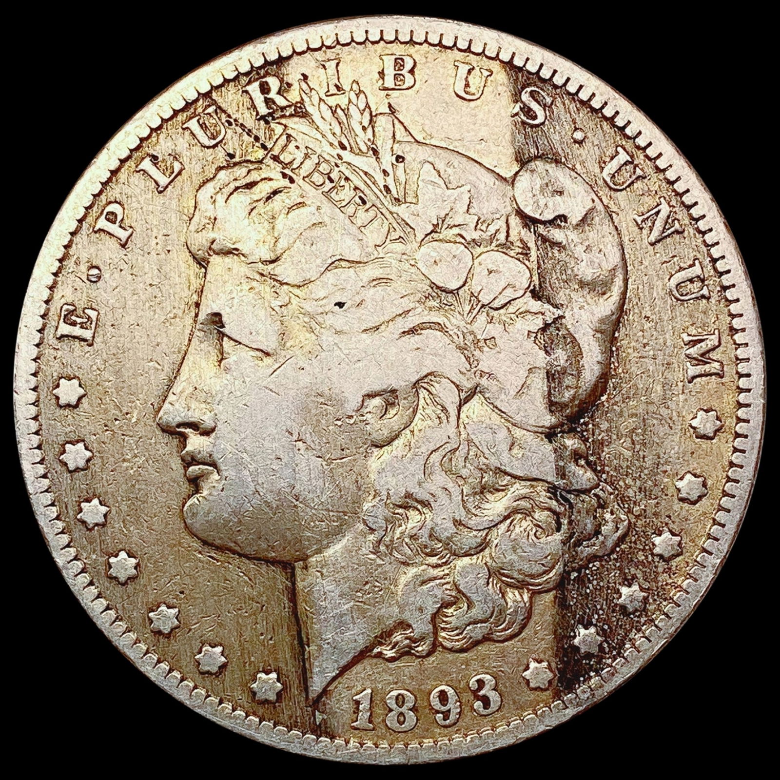 1893-CC Morgan Silver Dollar NICELY CIRCULATED (1 of 2)