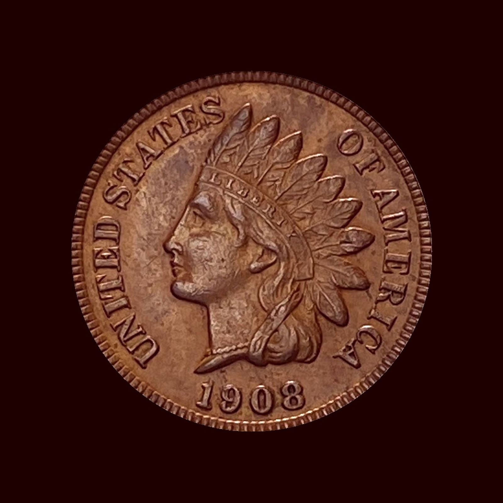 1908-S Indian Head Cent  CHOICE AU (1 of 2)