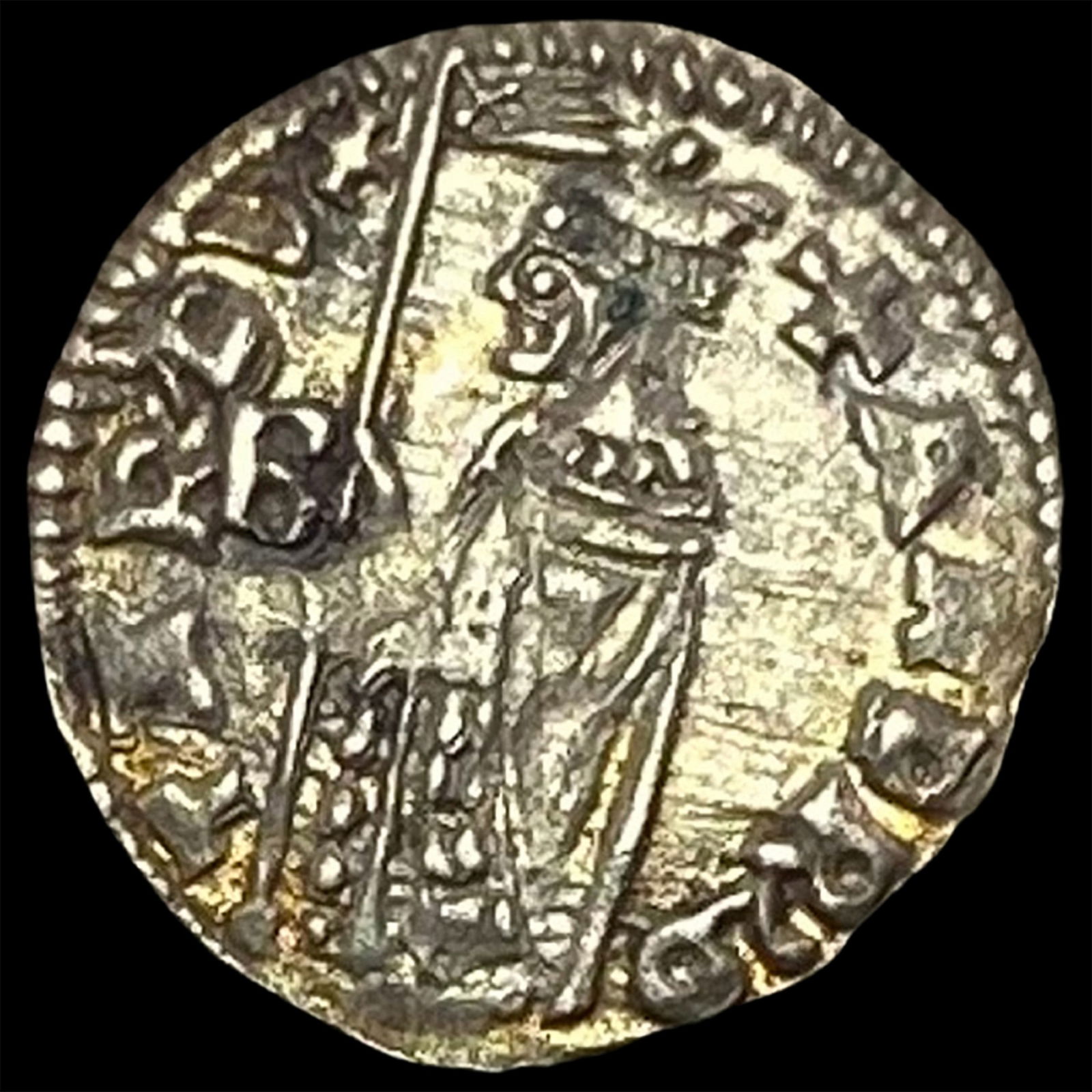 [1368-82] Venuce Andrea Contarini Silver Soldino CLOSELY UNCIRCULATED (1 of 2)